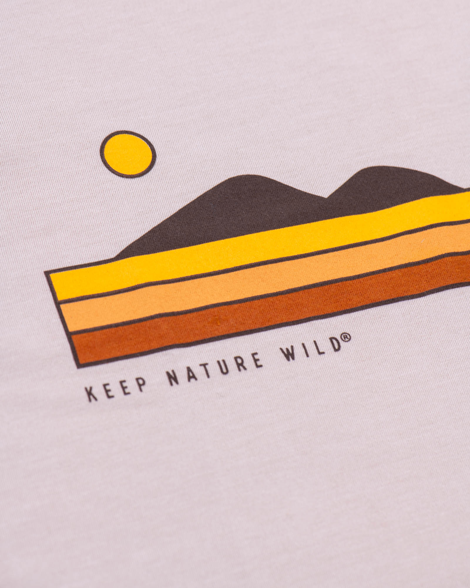 Keep Nature Wild Tee Retro Pines Unisex Tee | Heather Tan