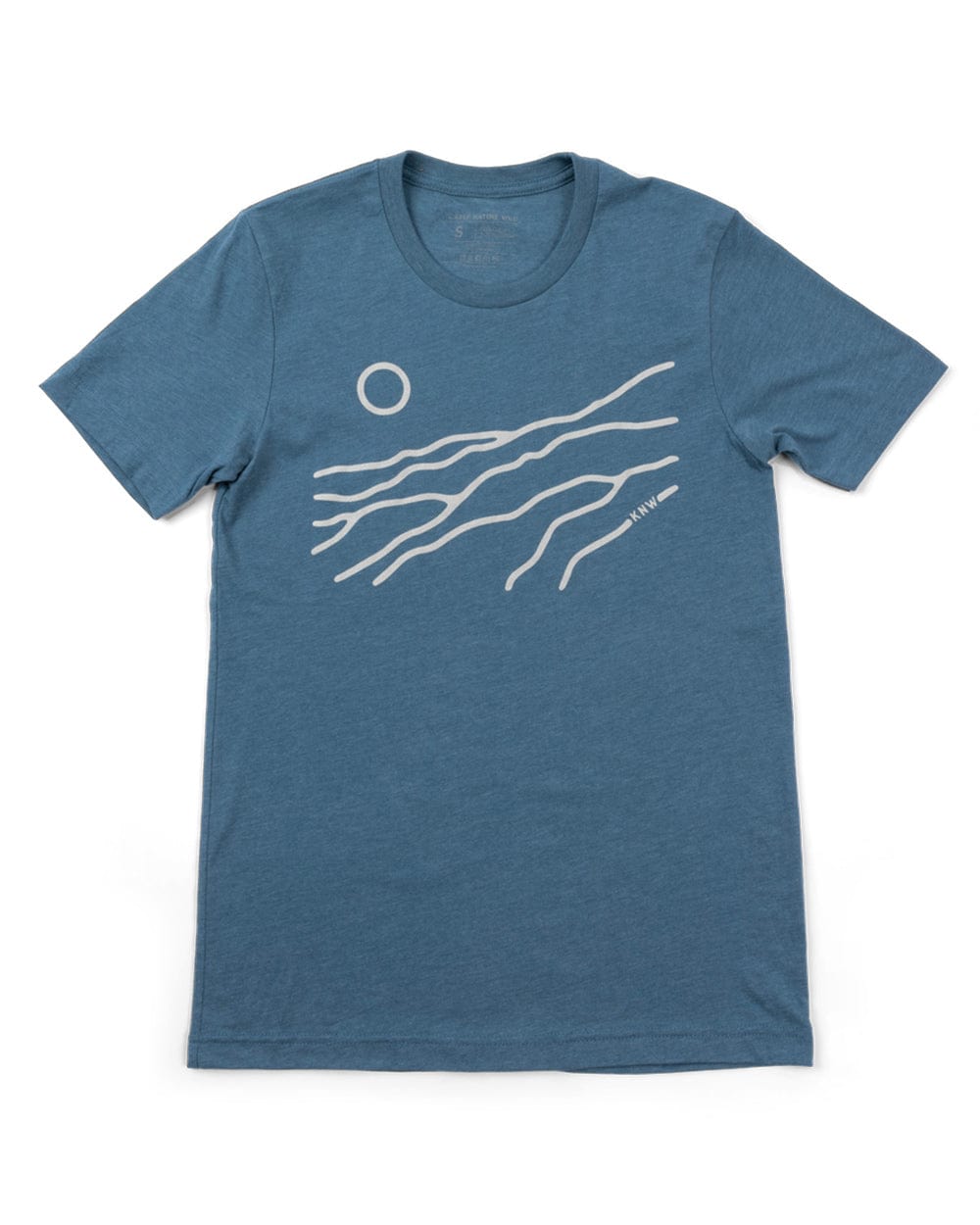 Keep Nature Wild Rising Sun Unisex Tee | Slate Blue