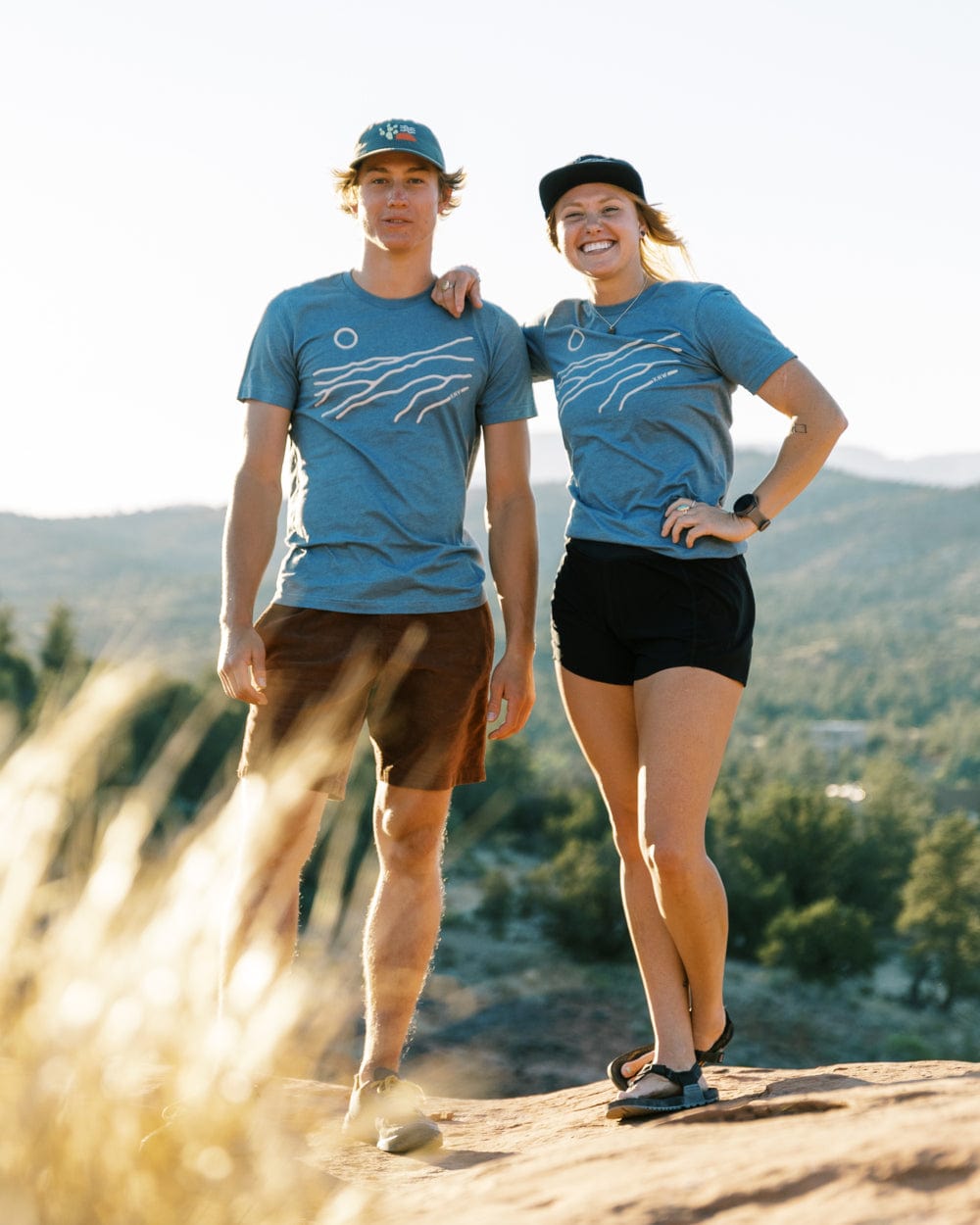 Keep Nature Wild Rising Sun Unisex Tee | Slate Blue