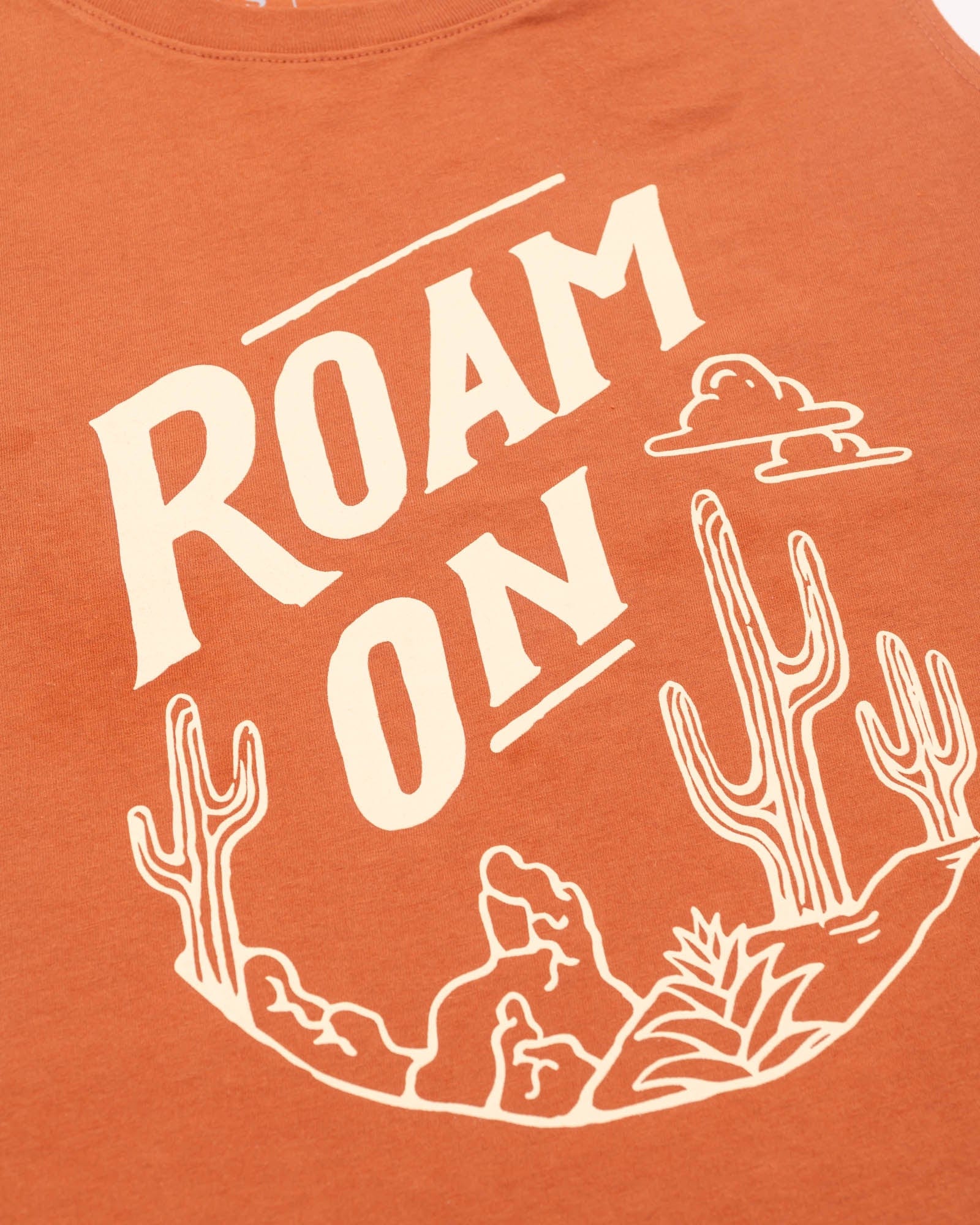 Keep Nature Wild Tank Roam On Women's Muscle Tank | Redwood