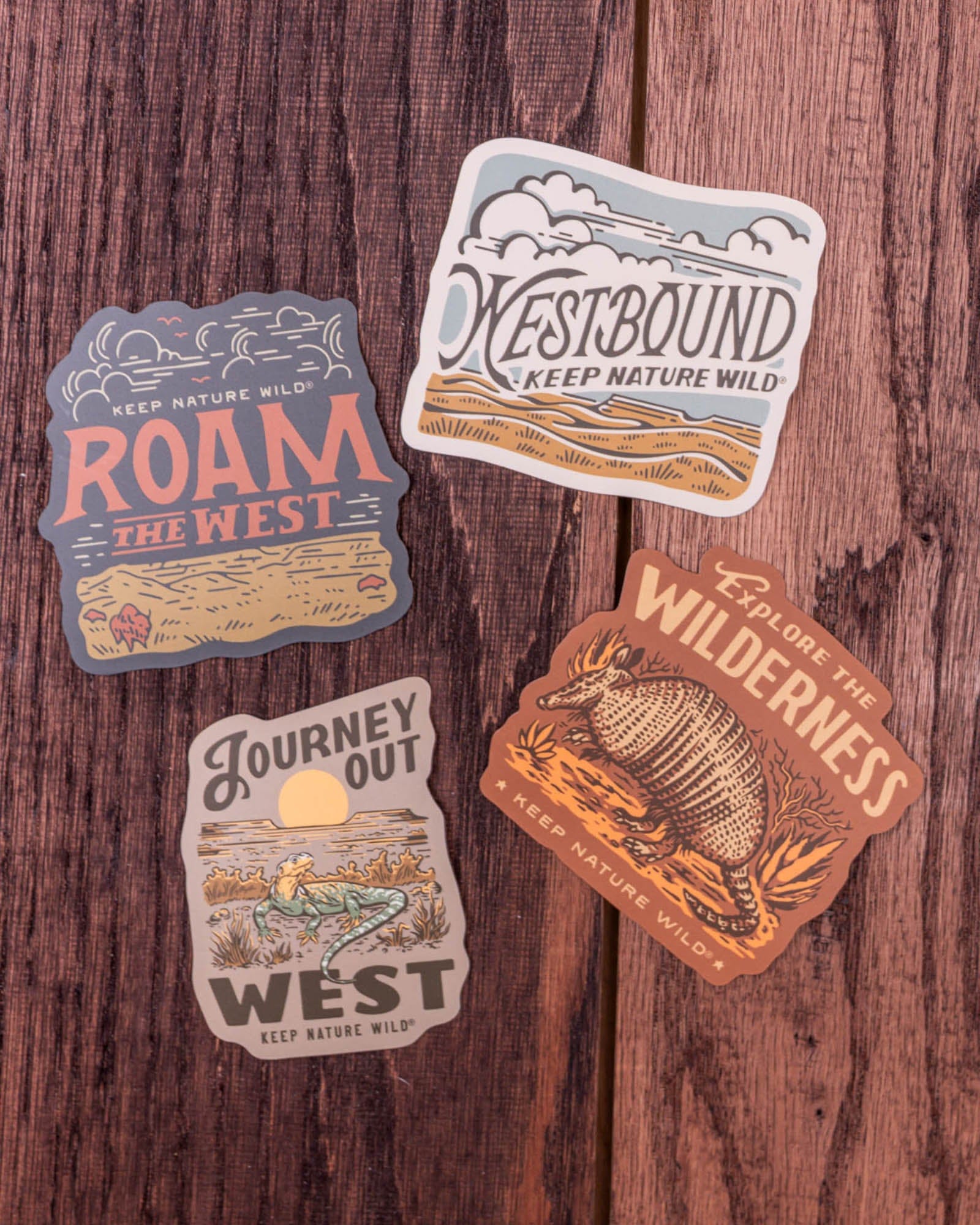 Keep Nature Wild Sticker Roam the West | Sticker