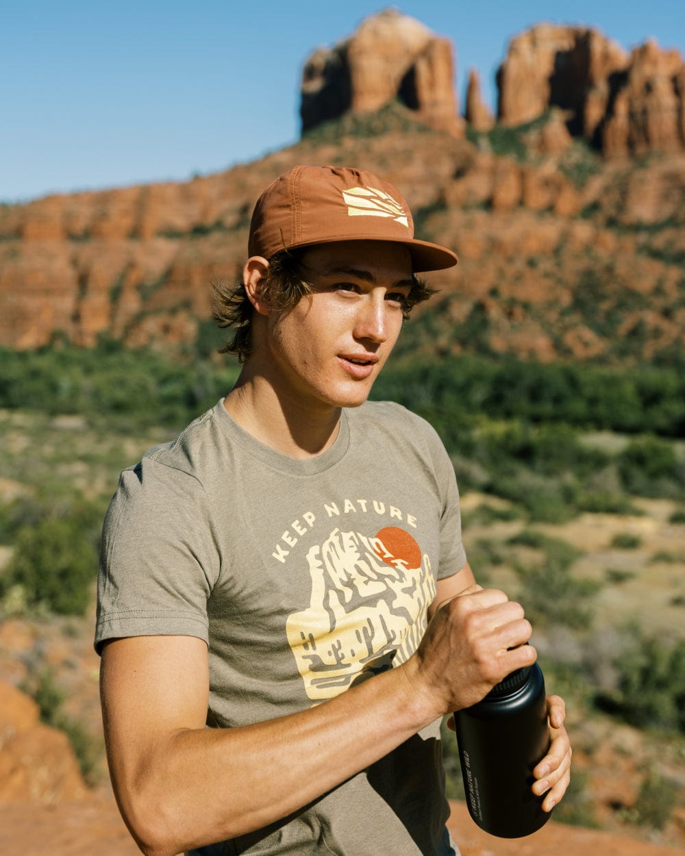 Keep Nature Wild Roaming Ridgeline Trail Hat | Clay