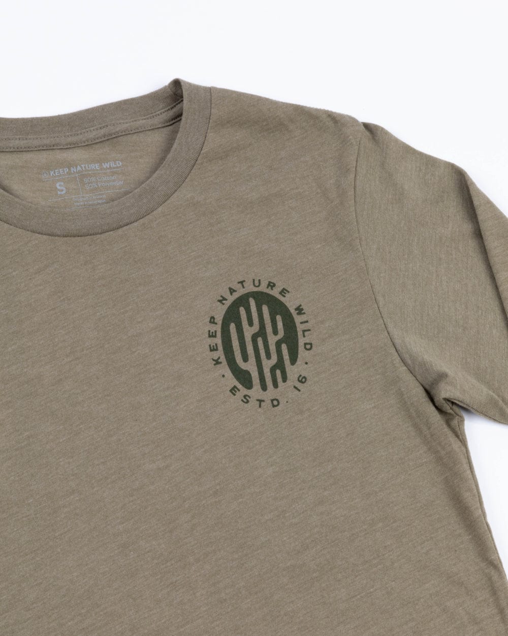 Keep Nature Wild Long Sleeve Saguaro Badge Unisex Long Sleeve | Olive