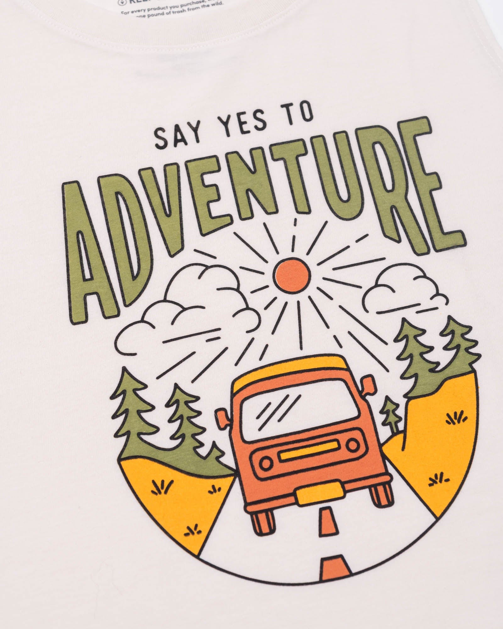 Keep Nature Wild Tank Say Yes to Adventure Women's Muscle Tank | Heather Natural