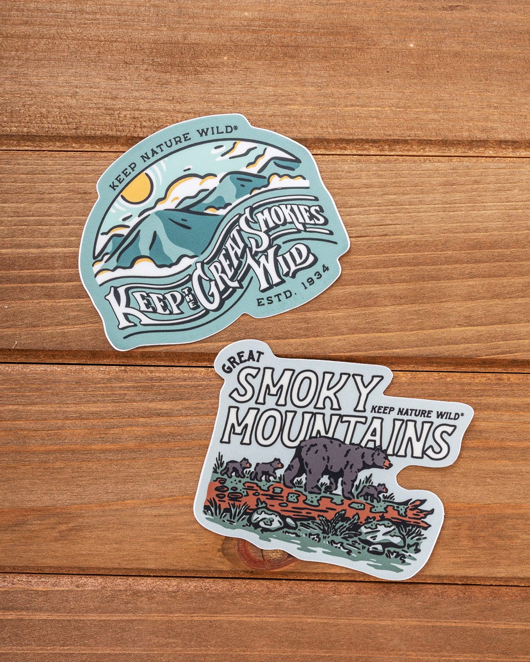 Keep Nature Wild Sticker Smoky Mountain Bears | Sticker