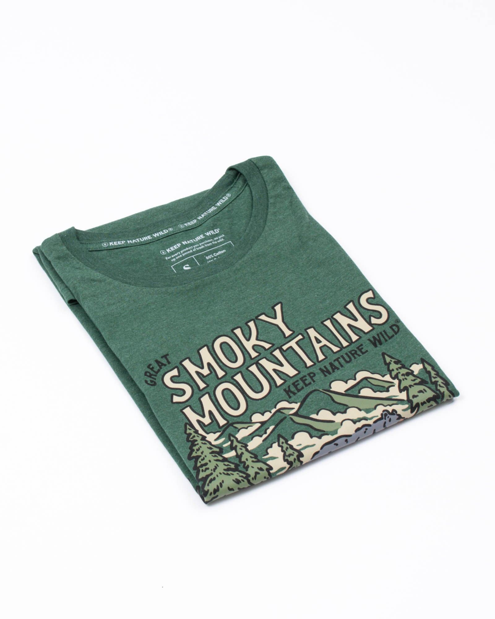 Keep Nature Wild Tee Smoky Mountain Bears Unisex Tee | Heather Forest