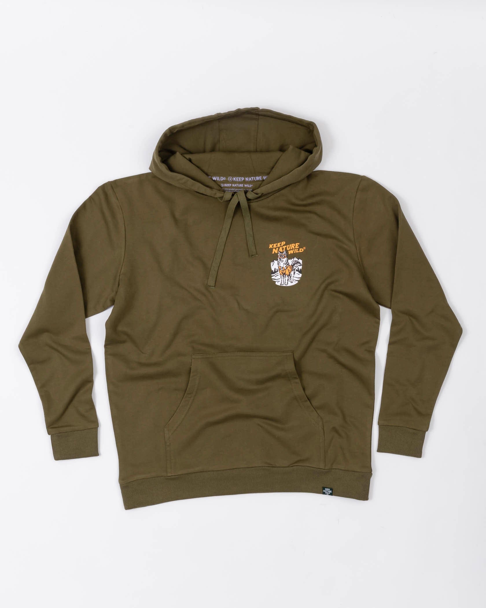 Keep Nature Wild Outerwear Snow Much Fun Pullover Hoodie | Olive