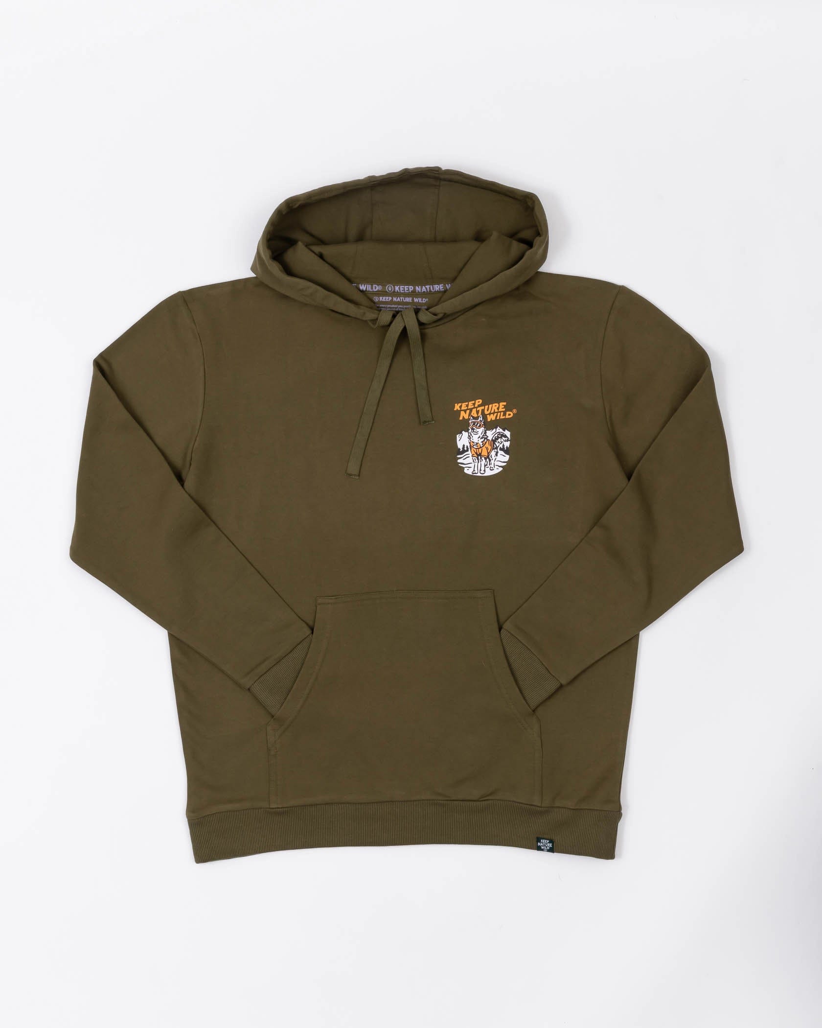 Keep Nature Wild Outerwear Snow Much Fun Pullover Hoodie | Olive