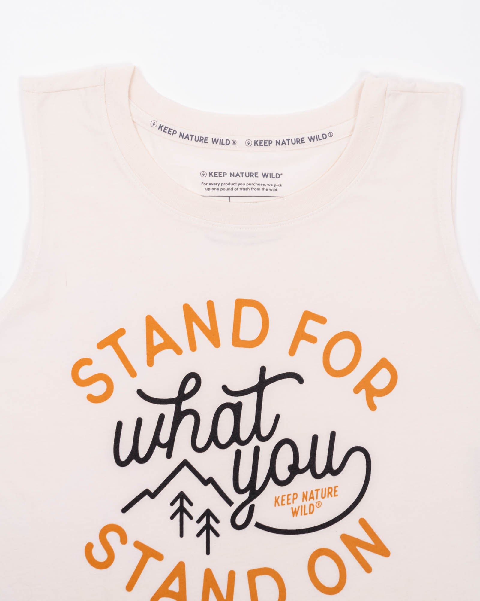 Keep Nature Wild Tank Stand For Women's Muscle Tank | Heather Natural