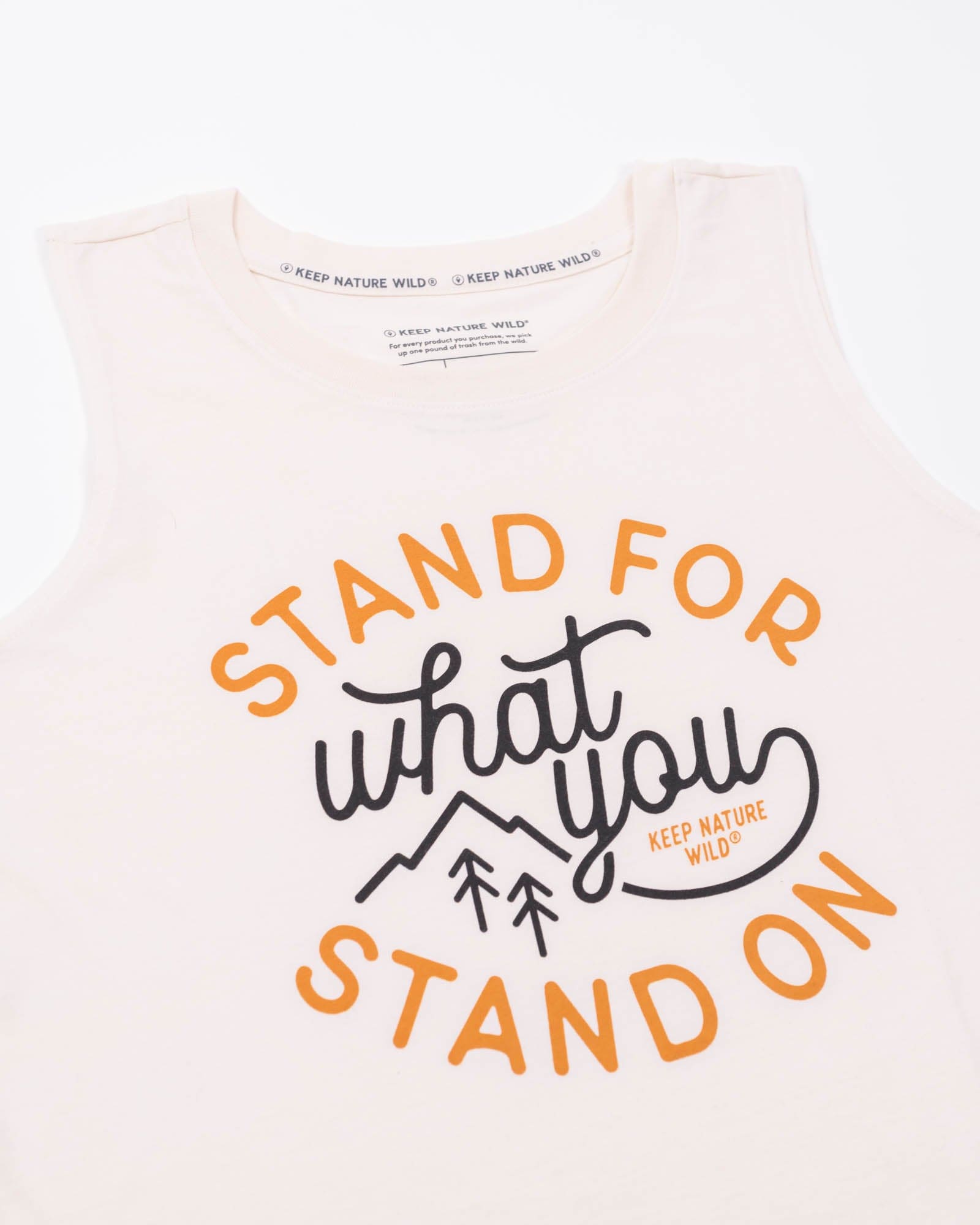 Keep Nature Wild Tank Stand For Women's Muscle Tank | Heather Natural