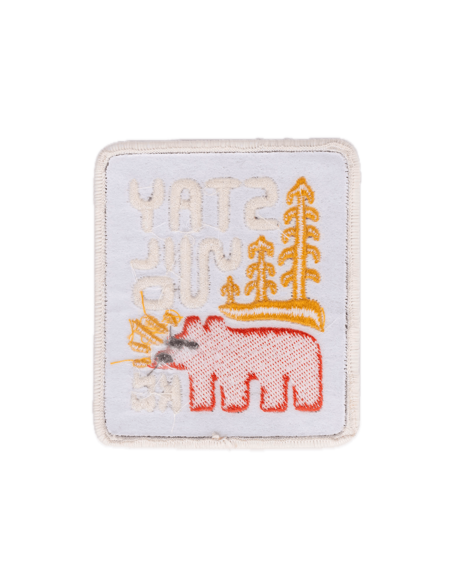 Keep Nature Wild Patch Stay Wild Grizzly | Embroidered Patch