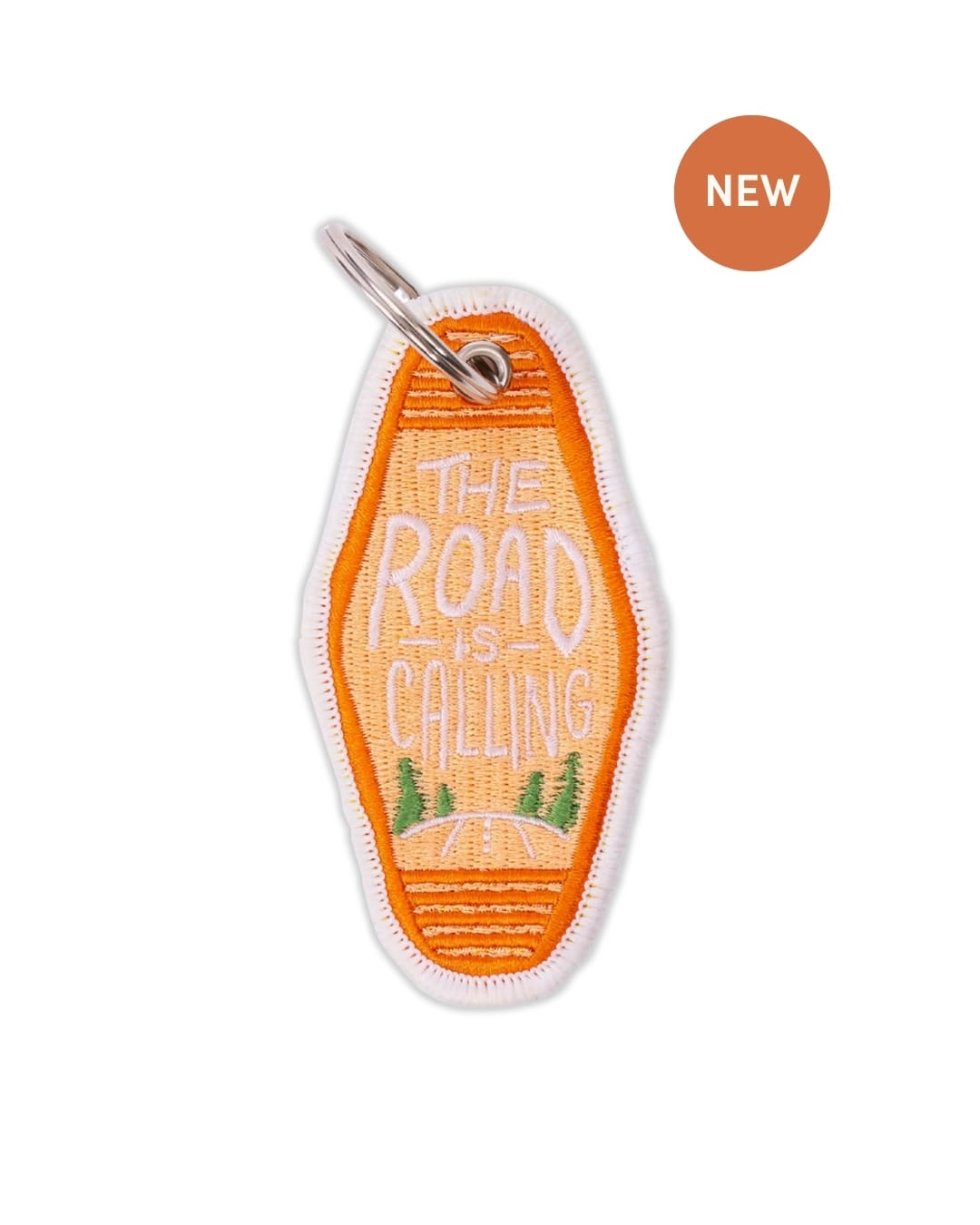 Keep Nature Wild Key Ring The Road is Calling | Patch Keychain