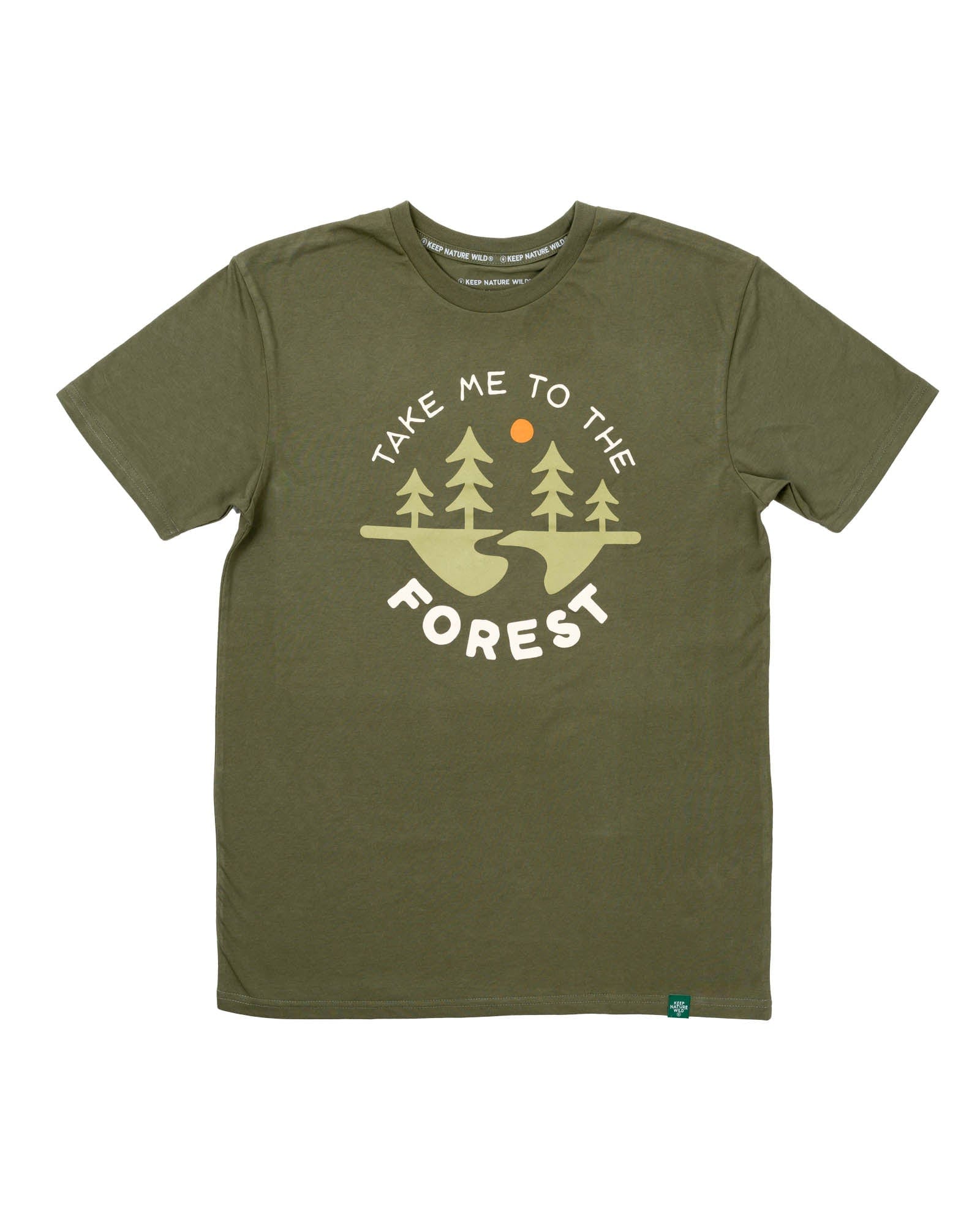 Keep Nature Wild Tee To the Forest Unisex Tee | Olive