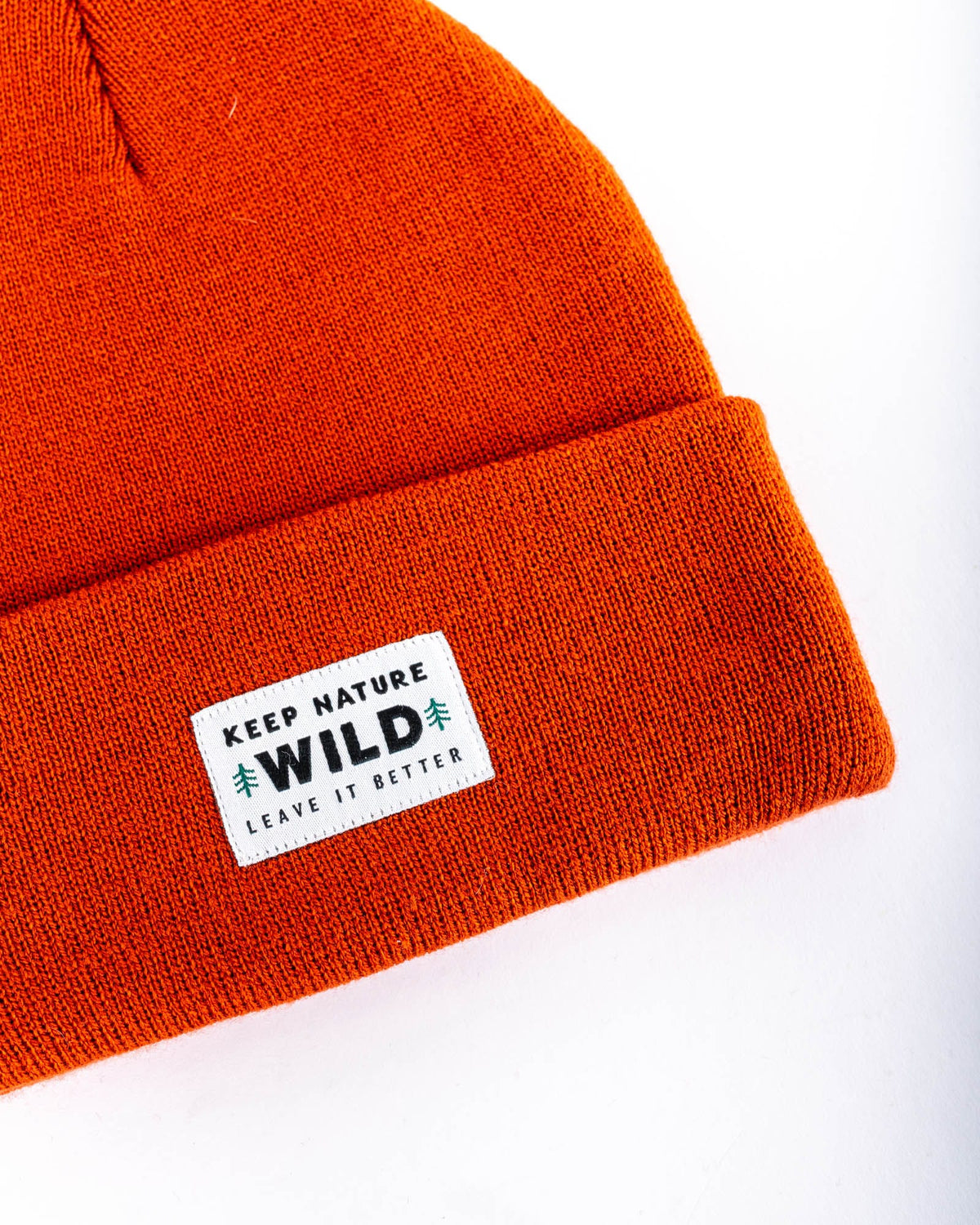 Keep Nature Wild Beanie Twin Pines Cuffed Beanie | Copper