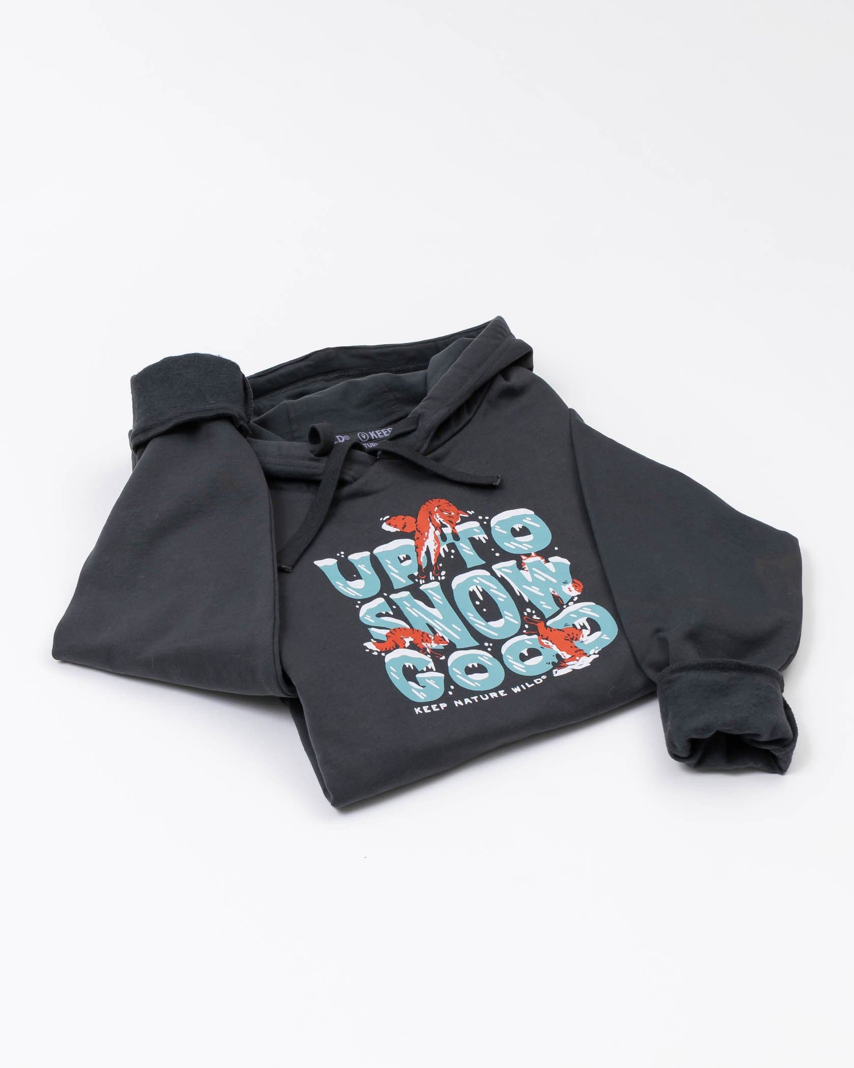 Keep Nature Wild Outerwear Up To Snow Good Pullover Hoodie | Coal
