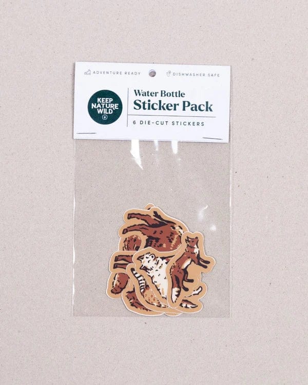 Keep Nature Wild Water Bottle + Sticker Pack Bundle | Night Sky