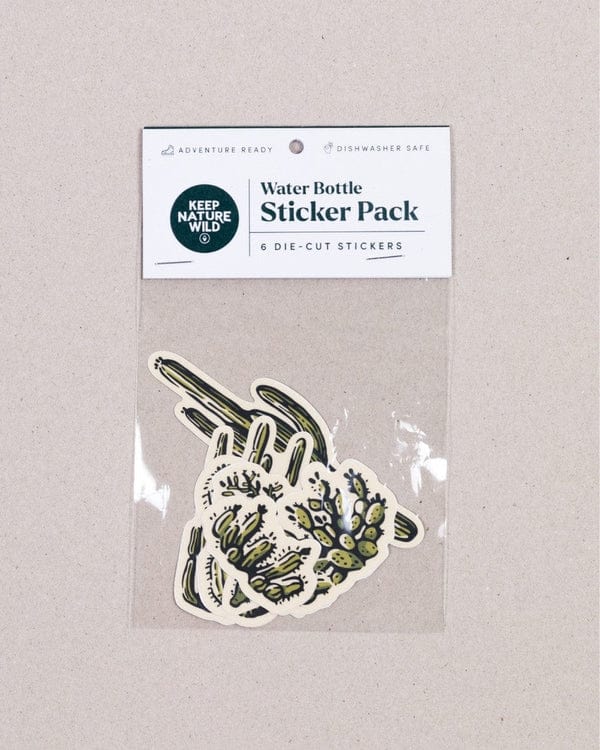 Keep Nature Wild Water Bottle + Sticker Pack Bundle | Tucson Sun