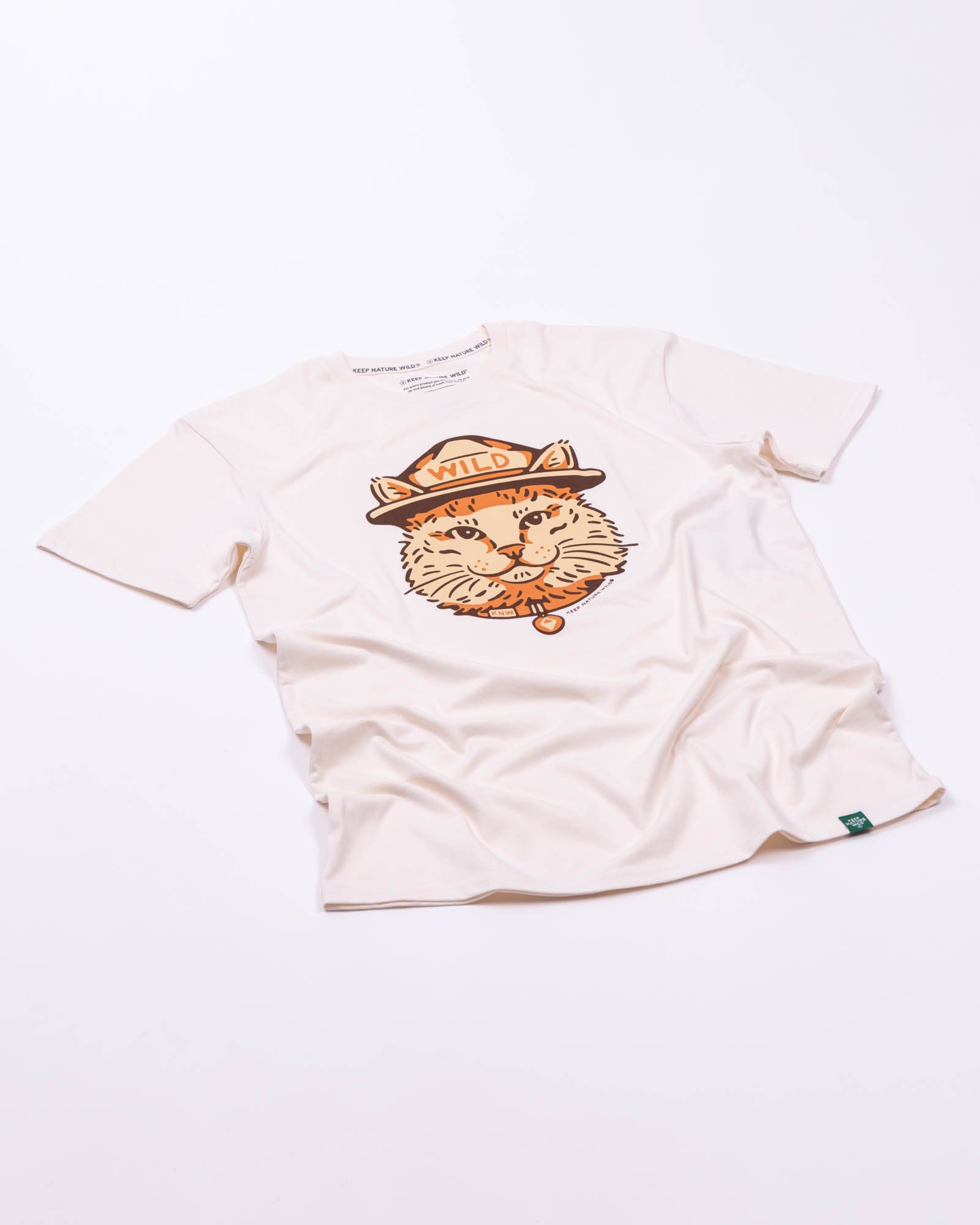 Keep Nature Wild Tee Wild Cat Unisex Tee | Heather Natural