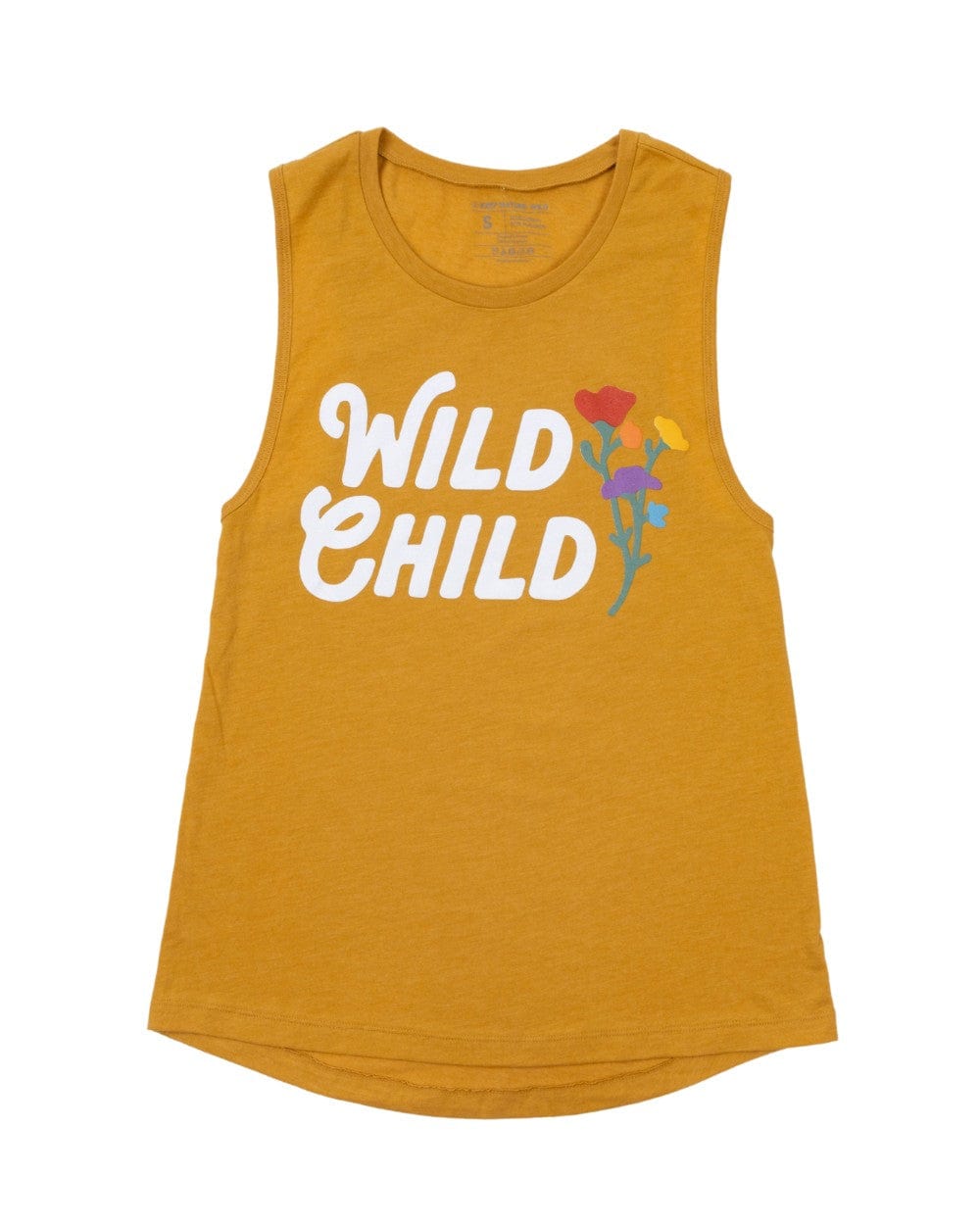 Keep Nature Wild Tank Wild Child Pride Women's Muscle Tank | Mustard