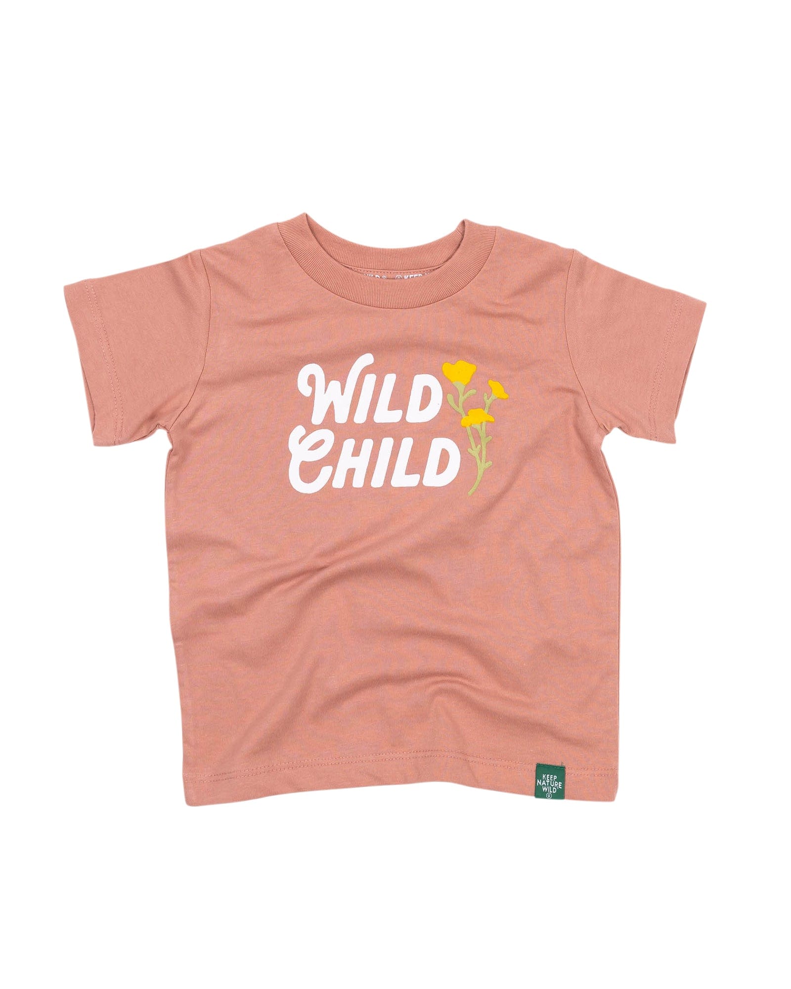 Keep Nature Wild Kids Wild Child Toddler Tee | Canyon Rose