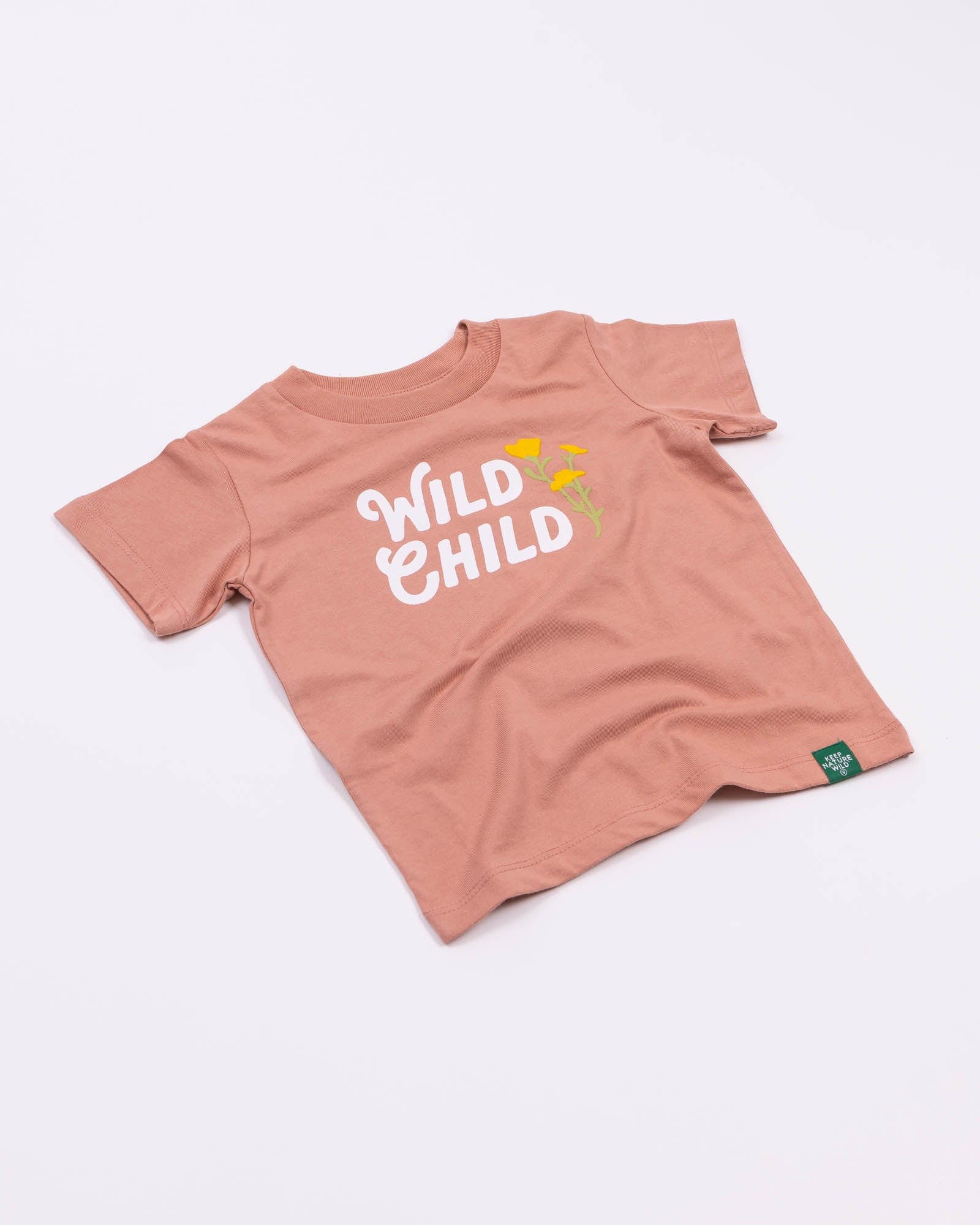 Keep Nature Wild Kids Wild Child Toddler Tee | Canyon Rose