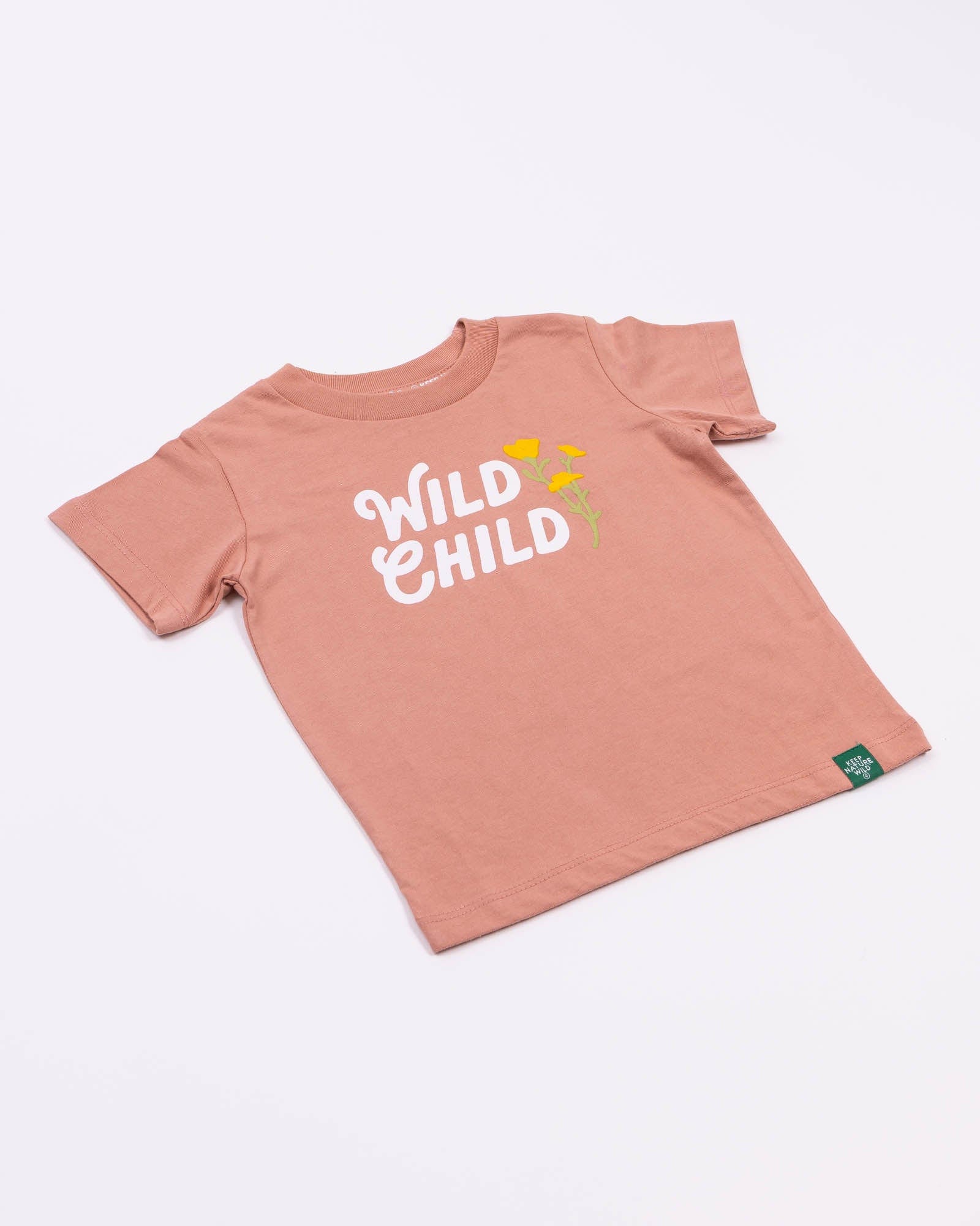 Keep Nature Wild Kids Wild Child Toddler Tee | Canyon Rose