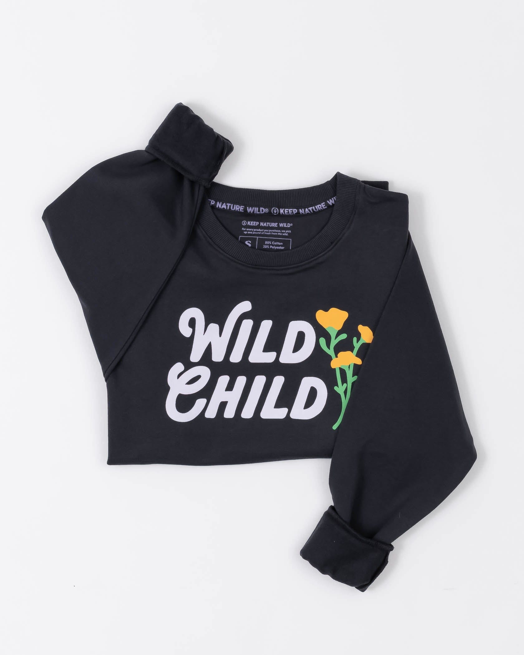 Keep Nature Wild Outerwear Wild Child Unisex Crewneck Sweatshirt | Coal
