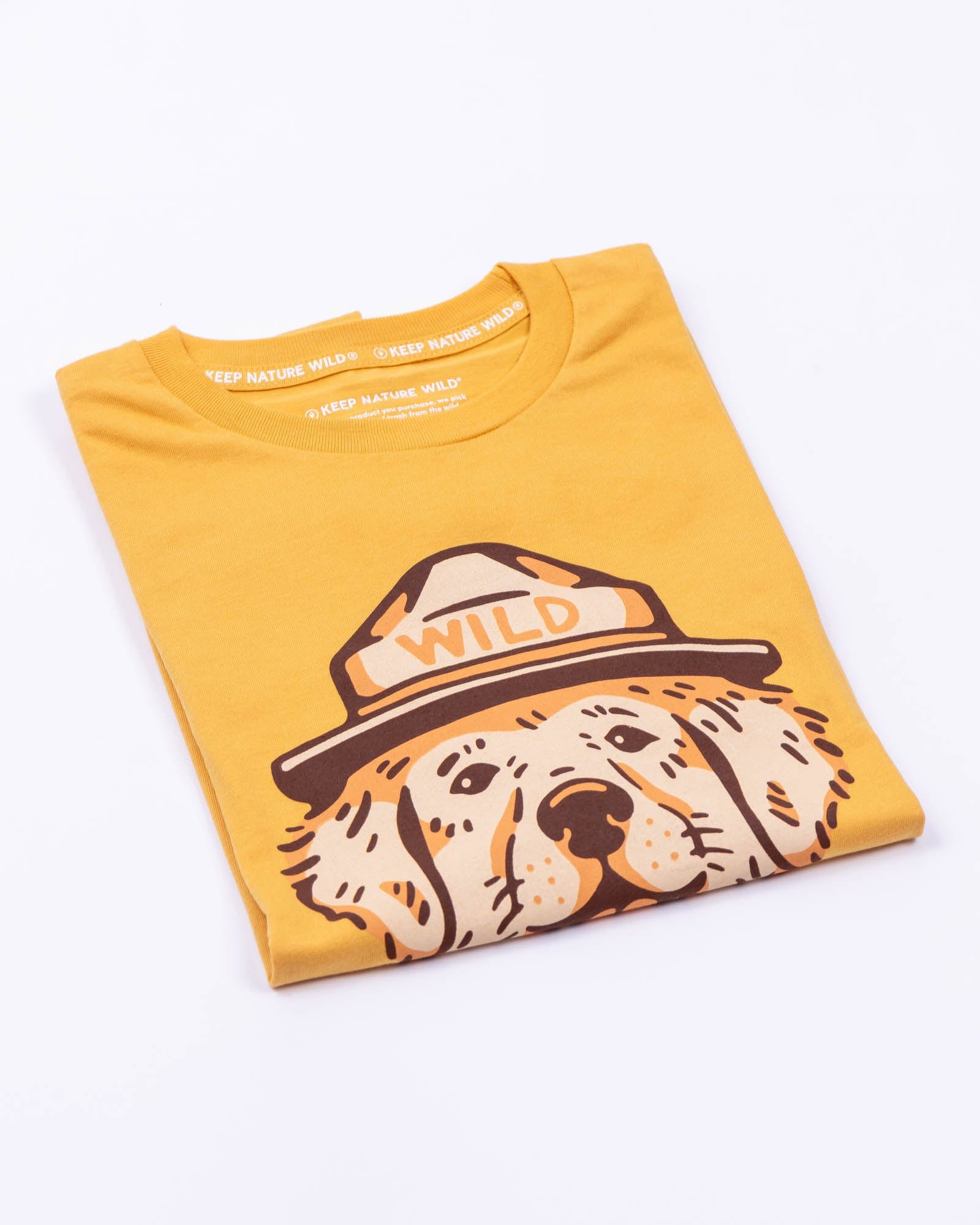 Keep Nature Wild Tee Wild Dog Unisex Tee | Mustard