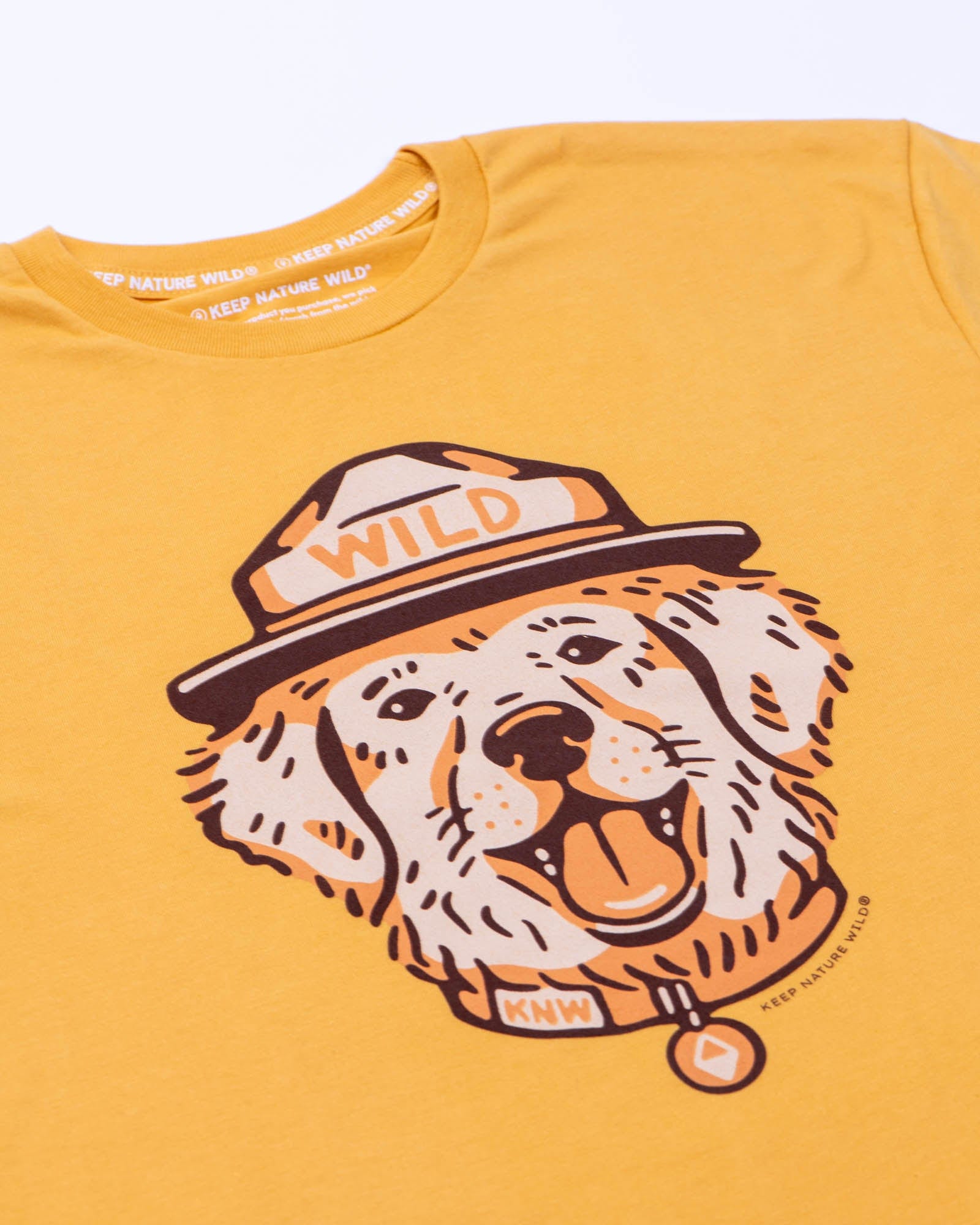 Keep Nature Wild Tee Wild Dog Unisex Tee | Mustard