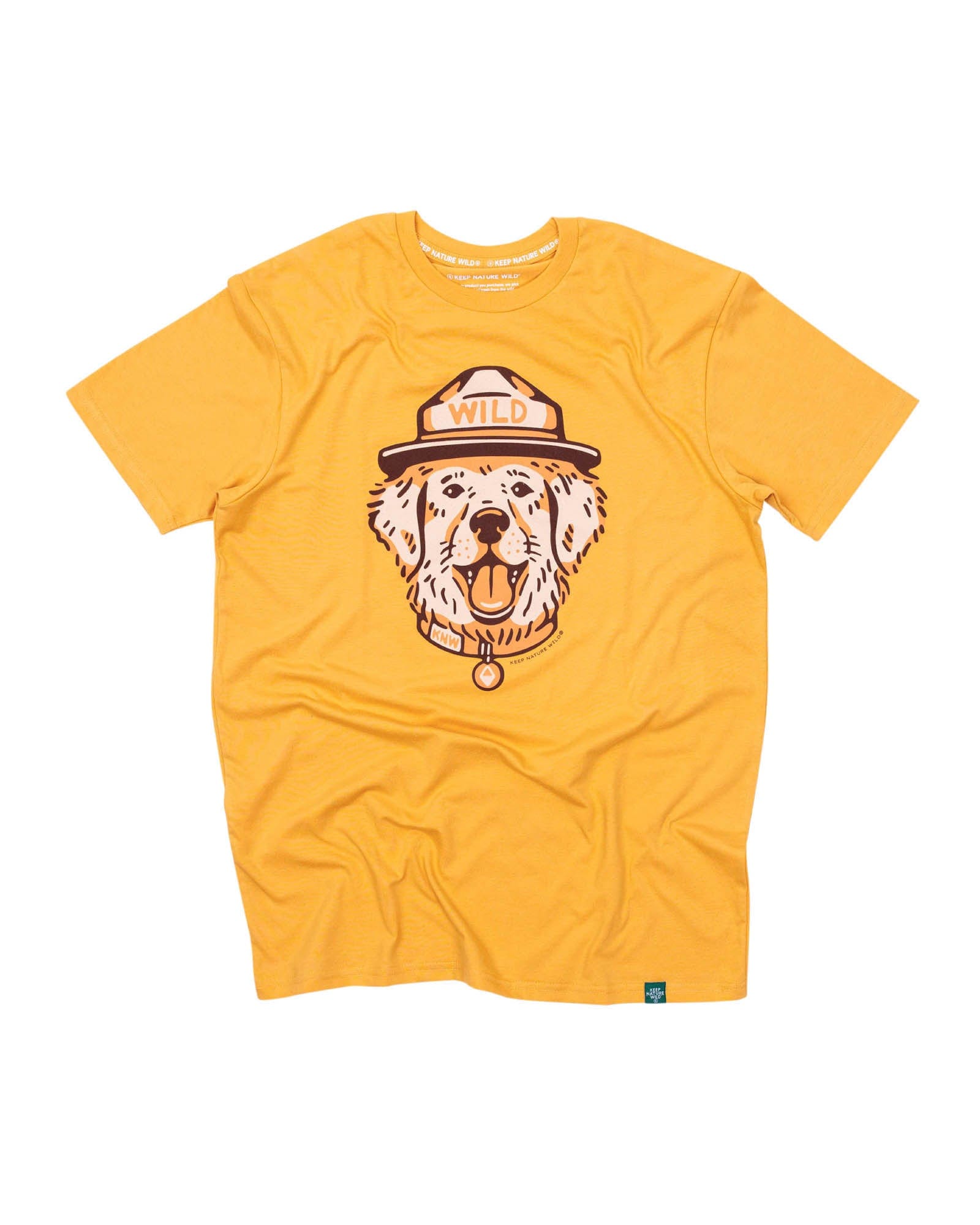 Keep Nature Wild Tee Wild Dog Unisex Tee | Mustard