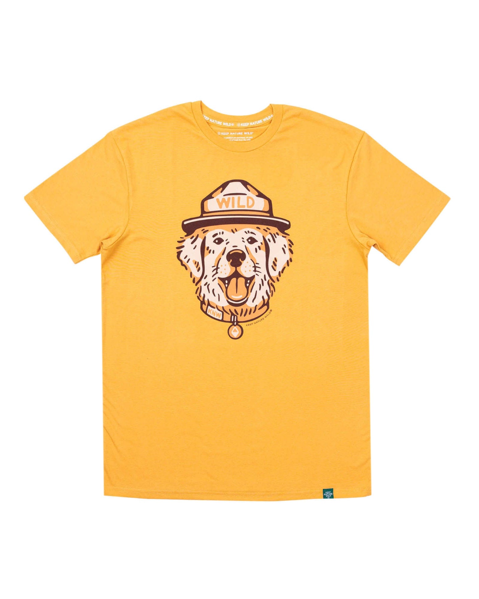Keep Nature Wild Tee Wild Dog Unisex Tee | Mustard