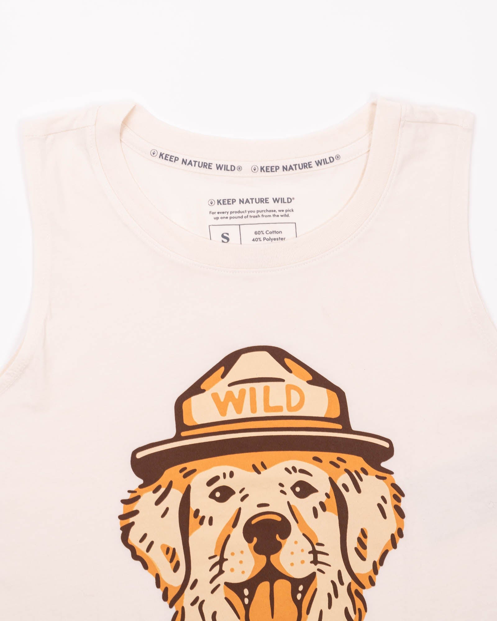Keep Nature Wild Tank Wild Dog Women's Muscle Tank | Heather Natural