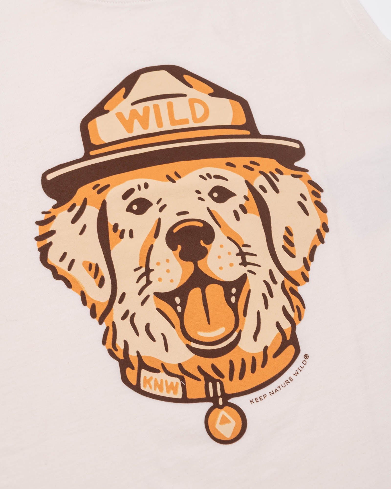 Keep Nature Wild Tank Wild Dog Women's Muscle Tank | Heather Natural