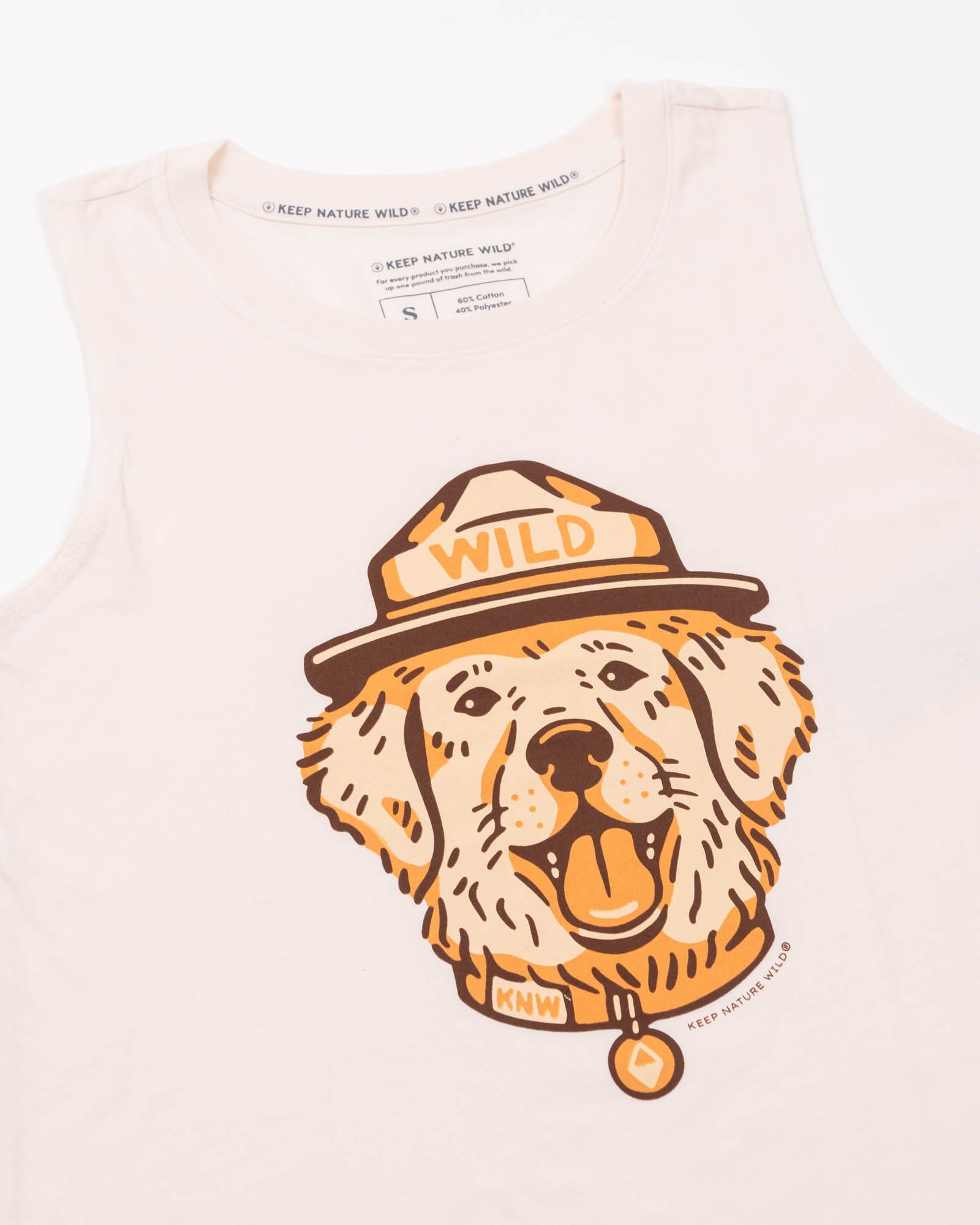 Keep Nature Wild Tank Wild Dog Women's Muscle Tank | Heather Natural