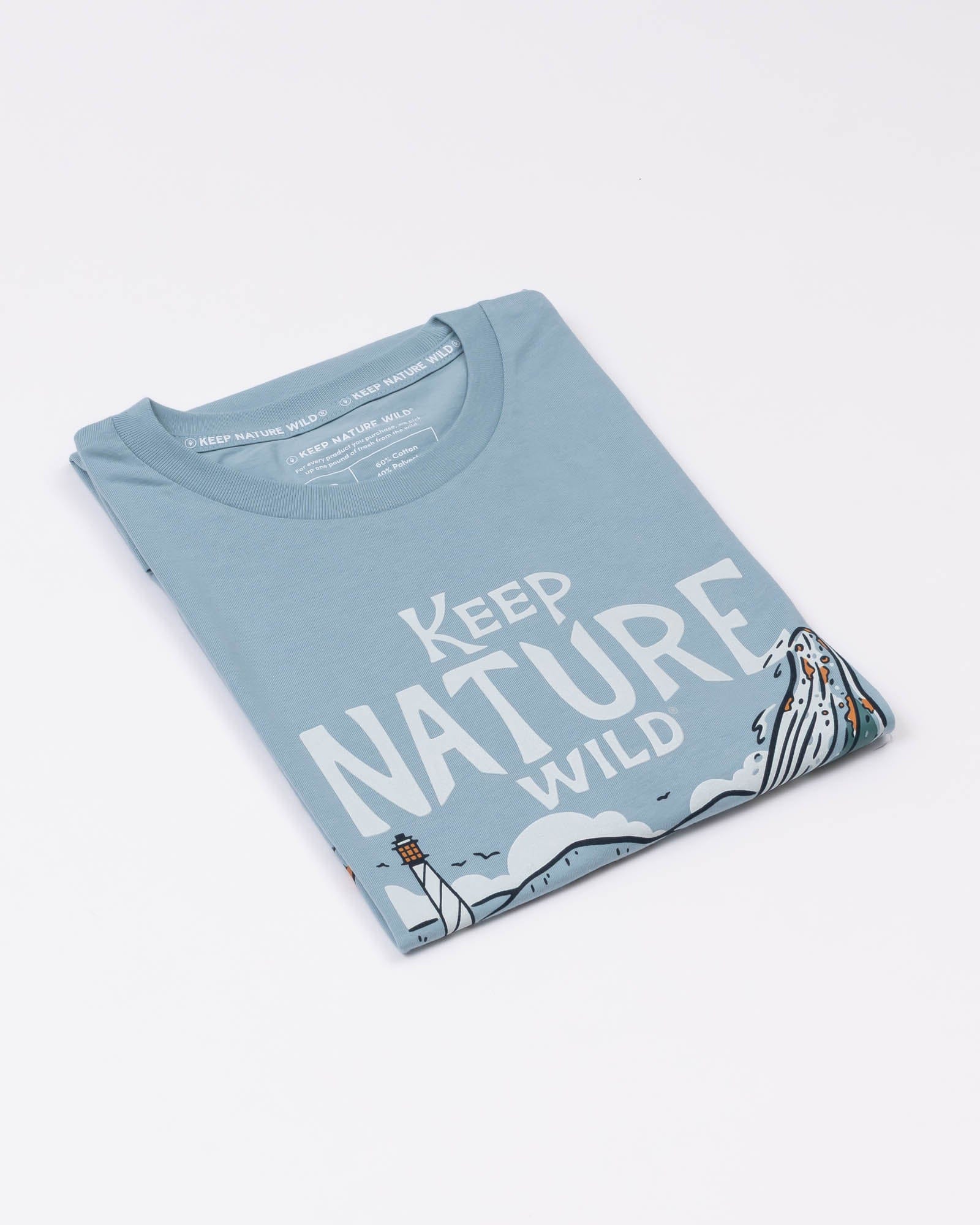 Keep Nature Wild Tee Wild Humpback Unisex Tee | Morning Mist