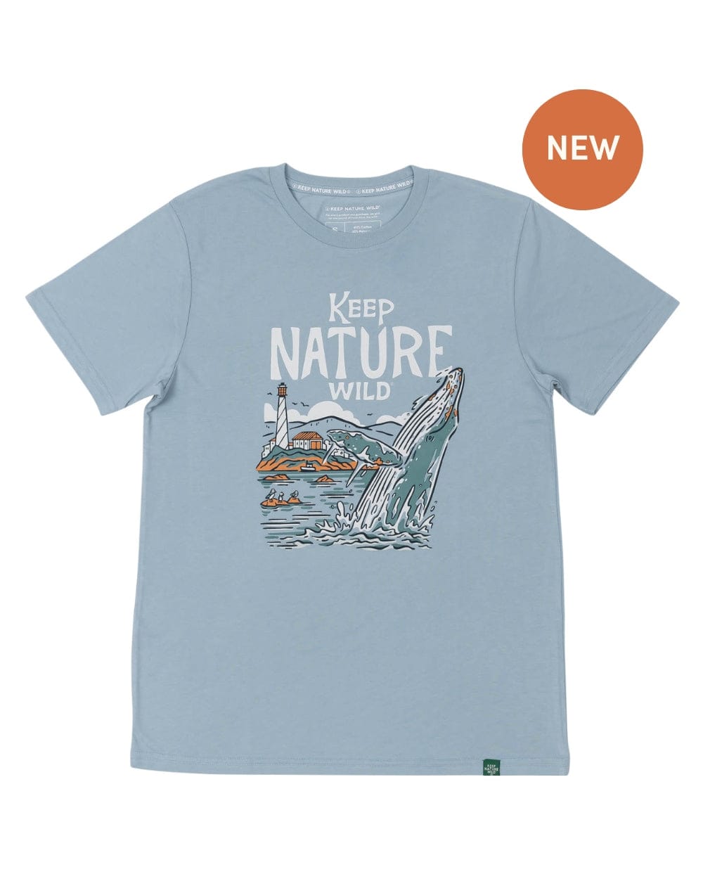 Keep Nature Wild Tee Wild Humpback Unisex Tee | Morning Mist