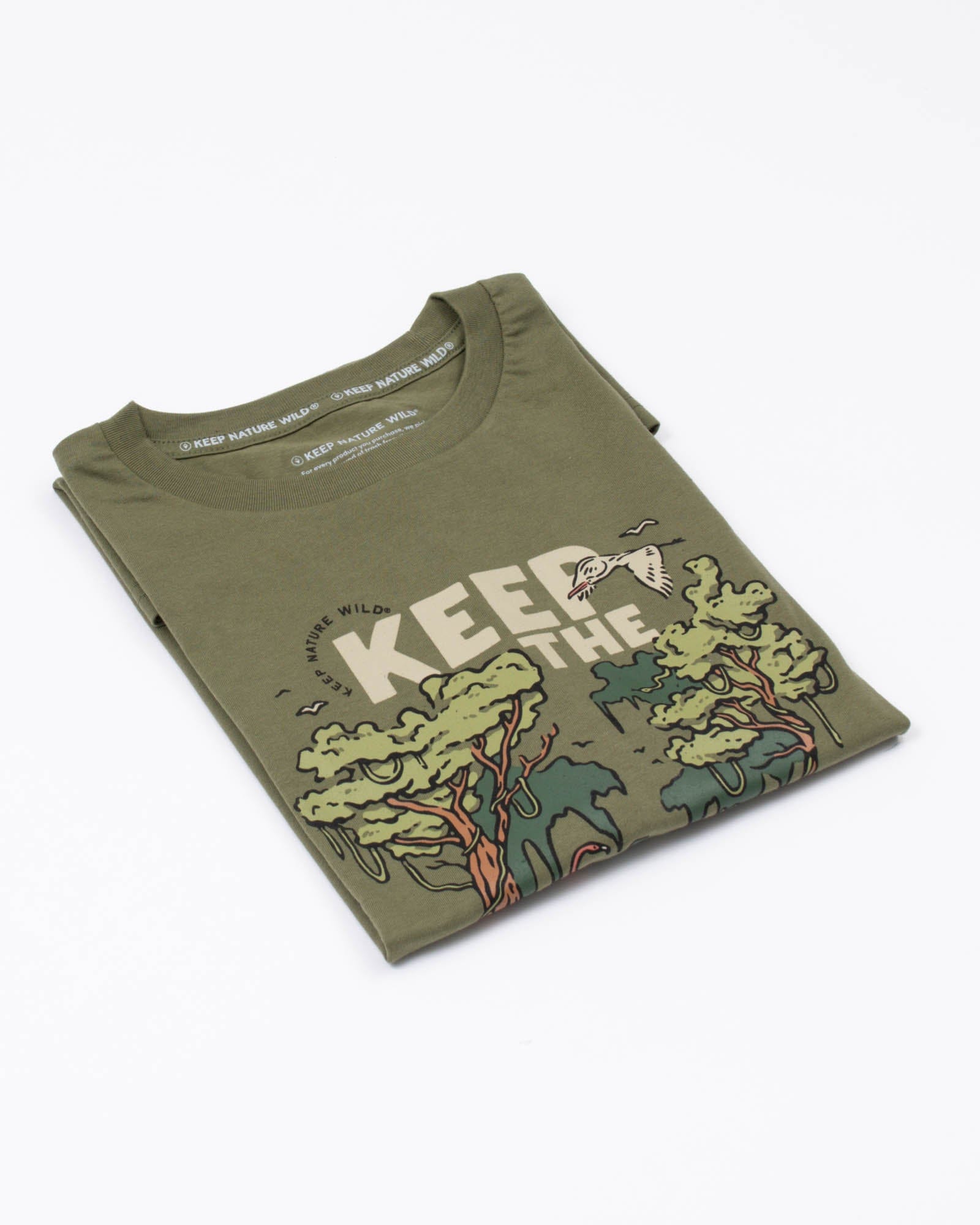 Keep Nature Wild Tee Wild Mangroves Unisex Tee | Olive