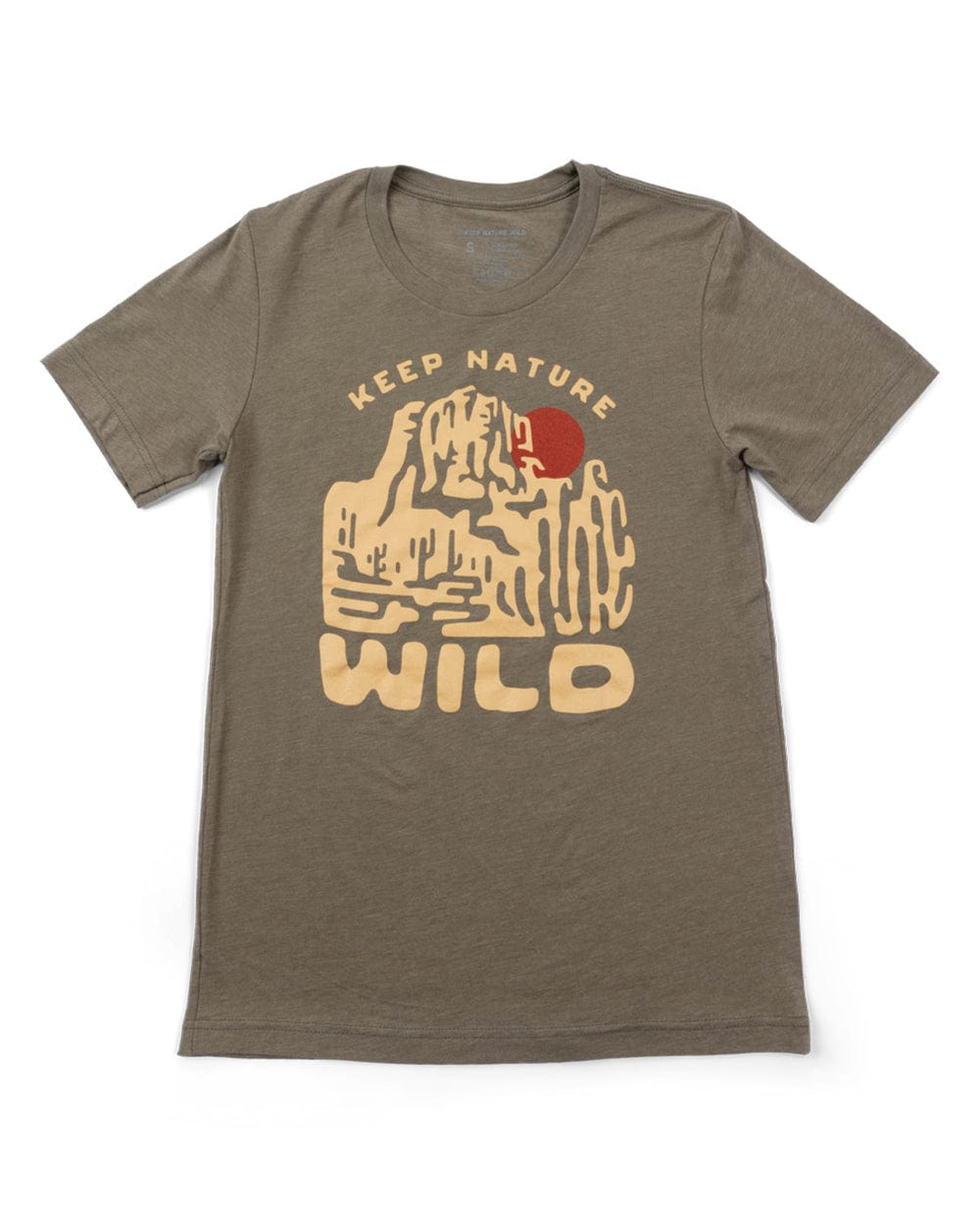Keep Nature Wild Wild Mesa Unisex Tee | Olive