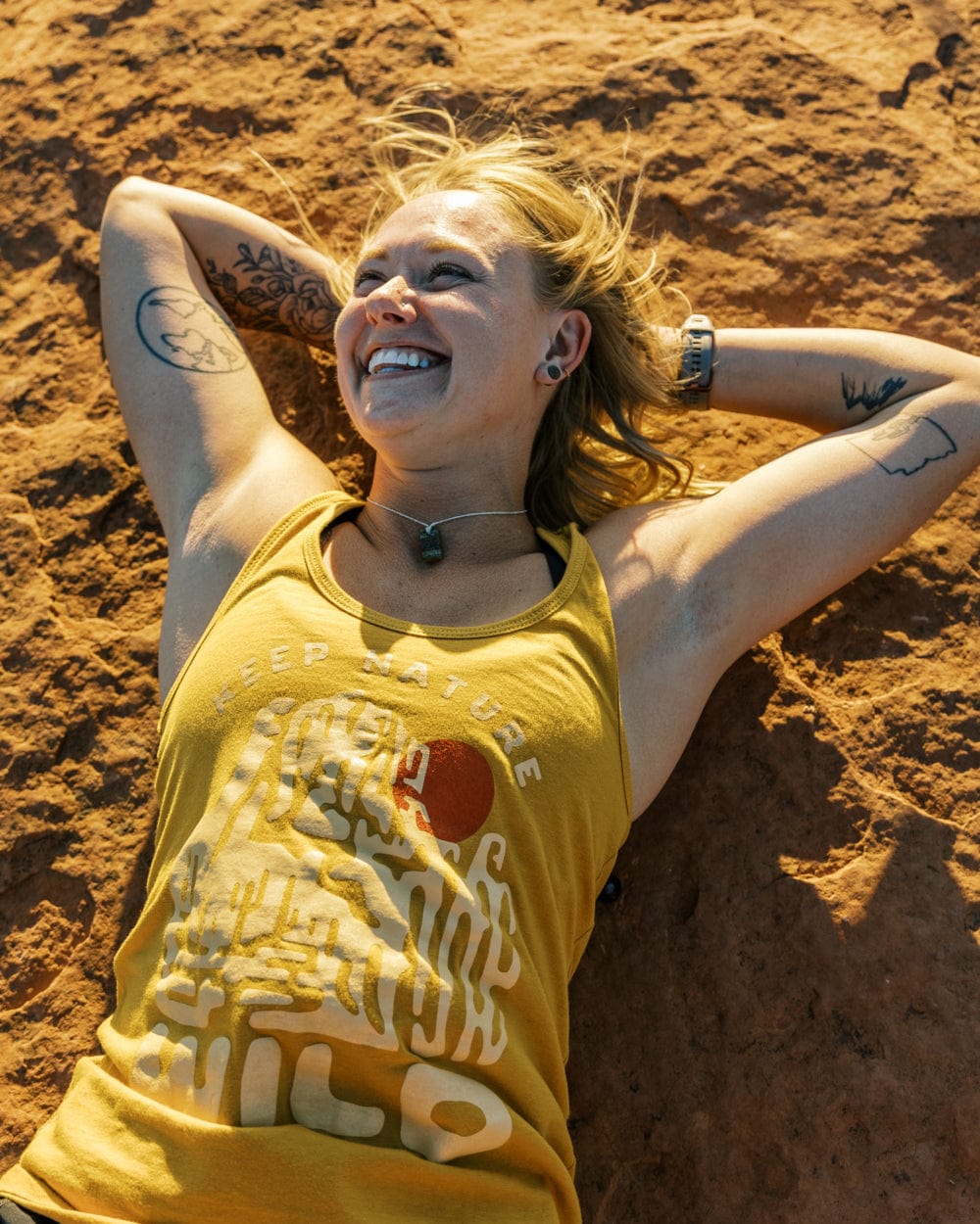 Keep Nature Wild Wild Mesa Women’s Racerback Tank | Pollen