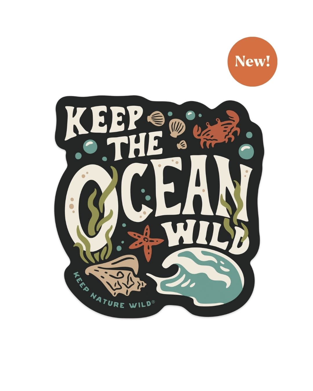 Keep Nature Wild Sticker Wild Oceans | Sticker