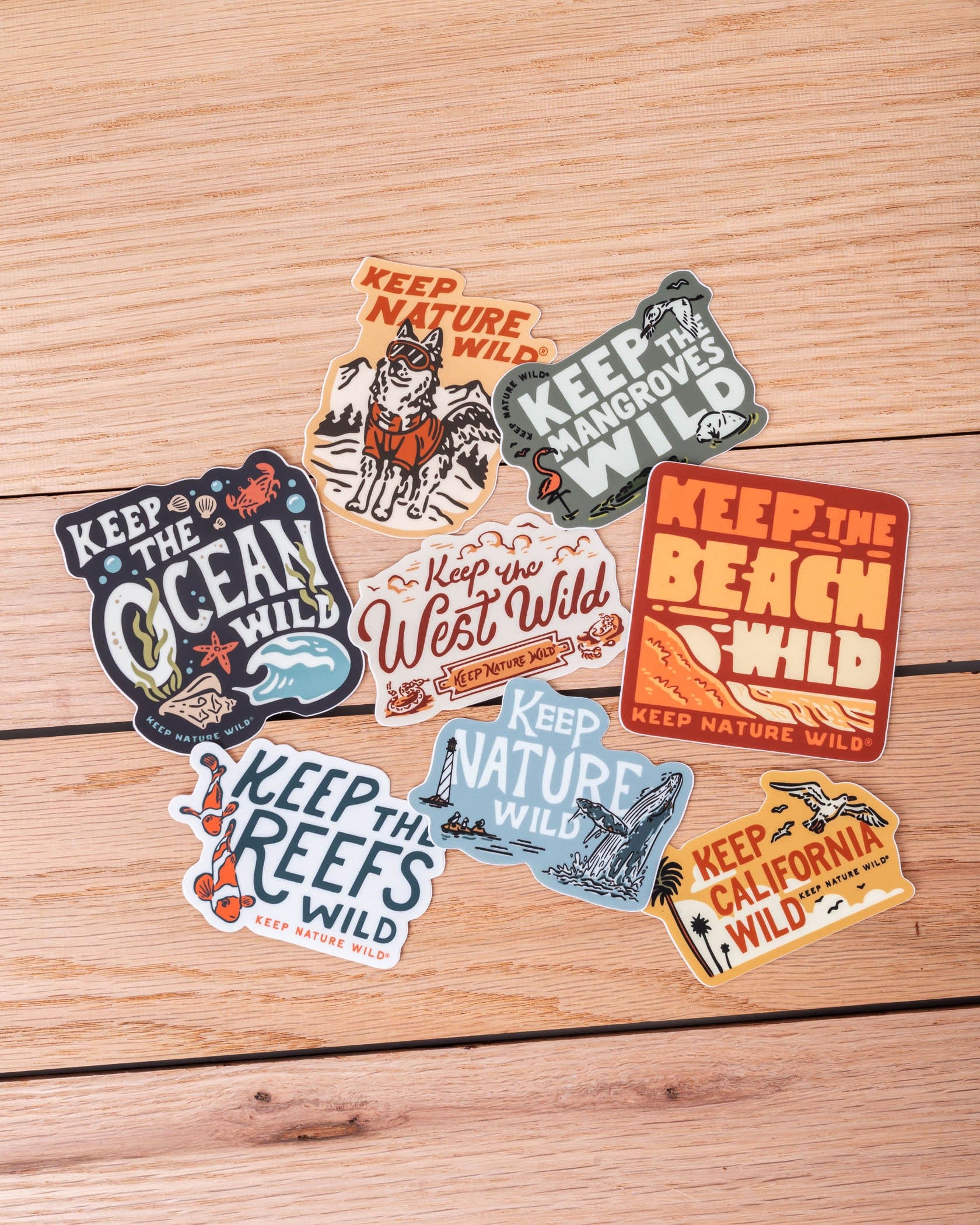 Keep Nature Wild Sticker Wild Oceans | Sticker