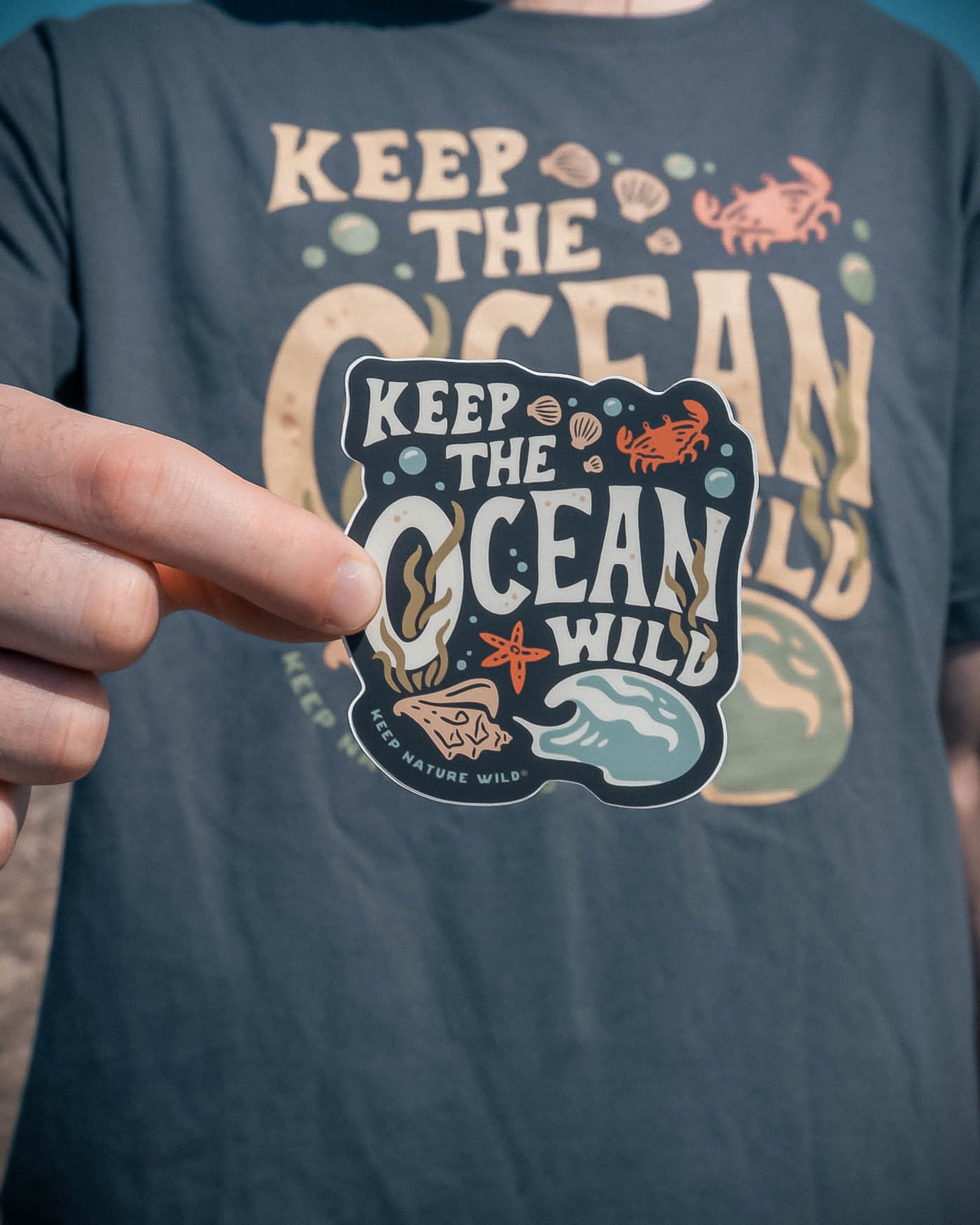 Keep Nature Wild Sticker Wild Oceans | Sticker
