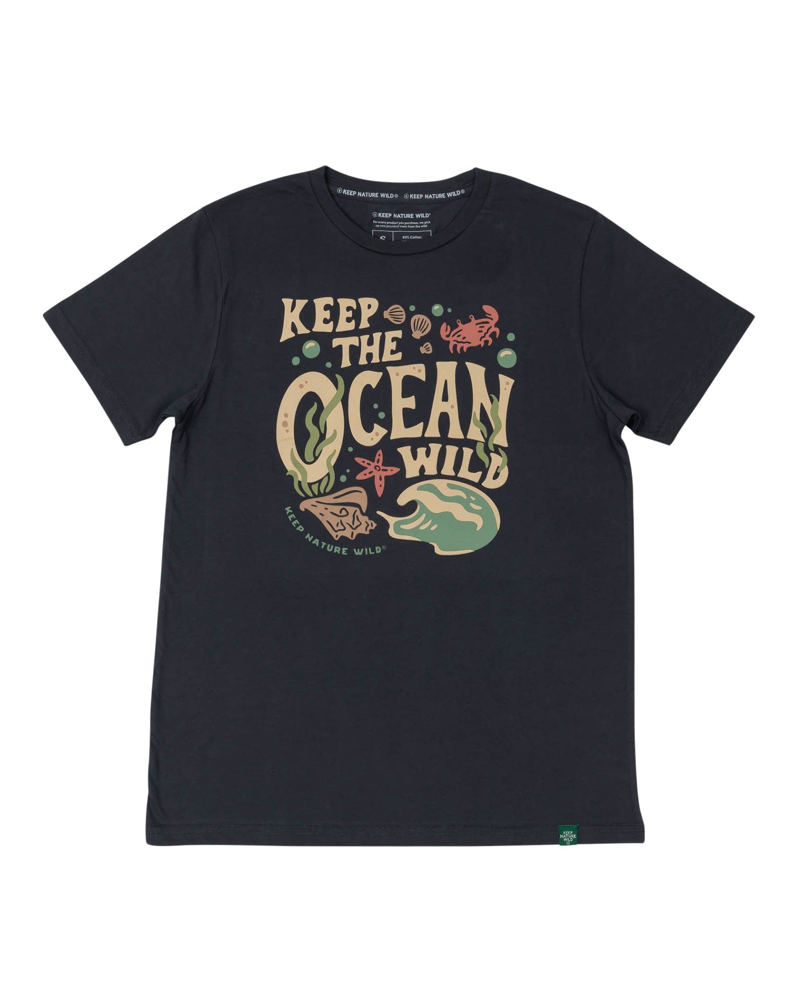 Keep Nature Wild Tee Wild Oceans Unisex Tee | Coal