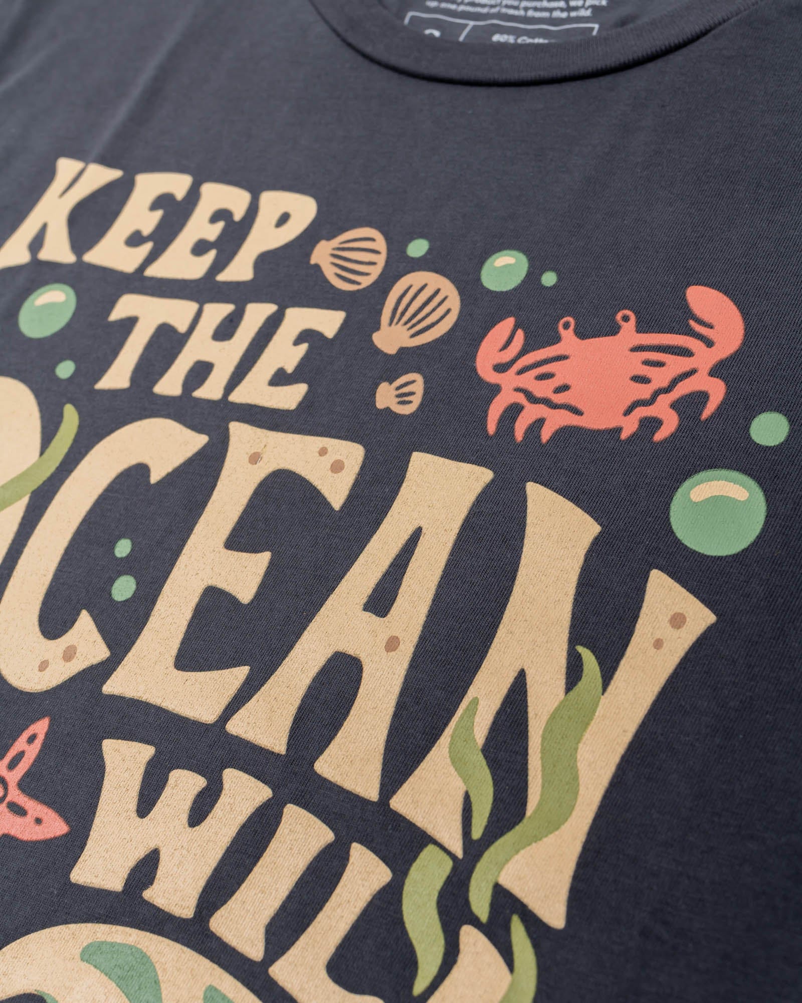 Keep Nature Wild Tee Wild Oceans Unisex Tee | Coal