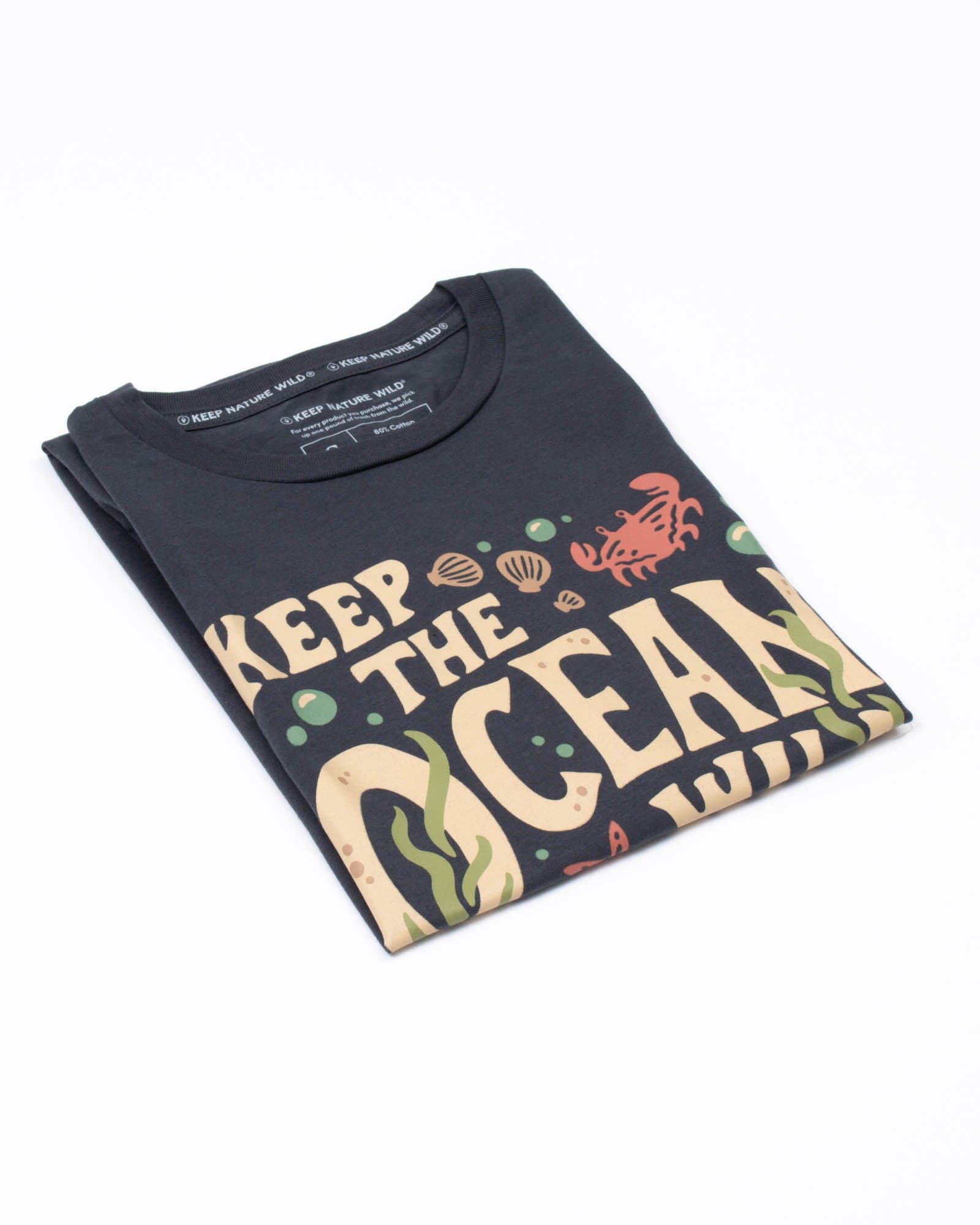 Keep Nature Wild Tee Wild Oceans Unisex Tee | Coal