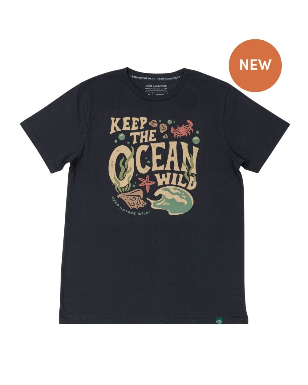 Keep Nature Wild Tee Wild Oceans Unisex Tee | Coal