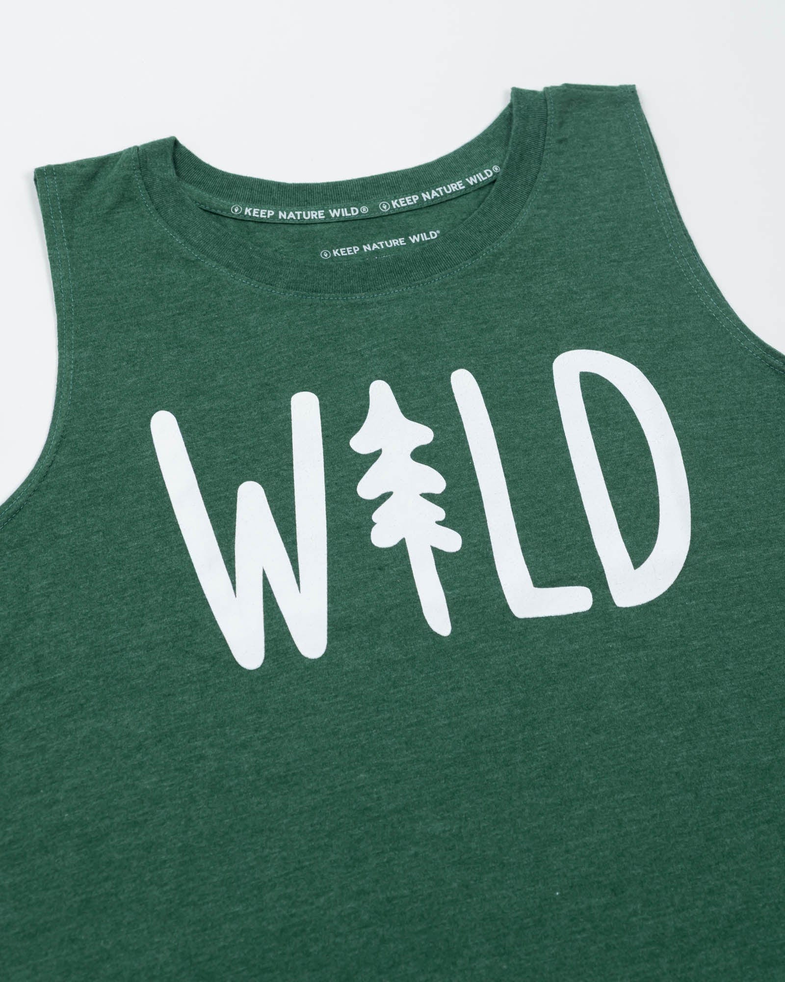 Keep Nature Wild Tank Wild Pine Women's Muscle Tank | Heather Forest