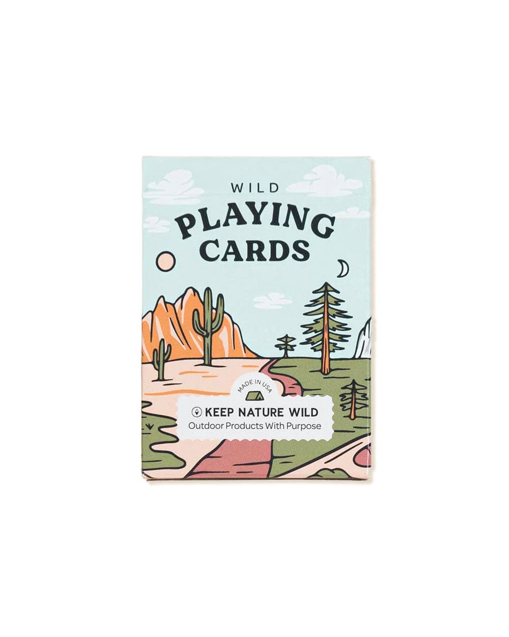Keep Nature Wild Home Wild Playing Cards