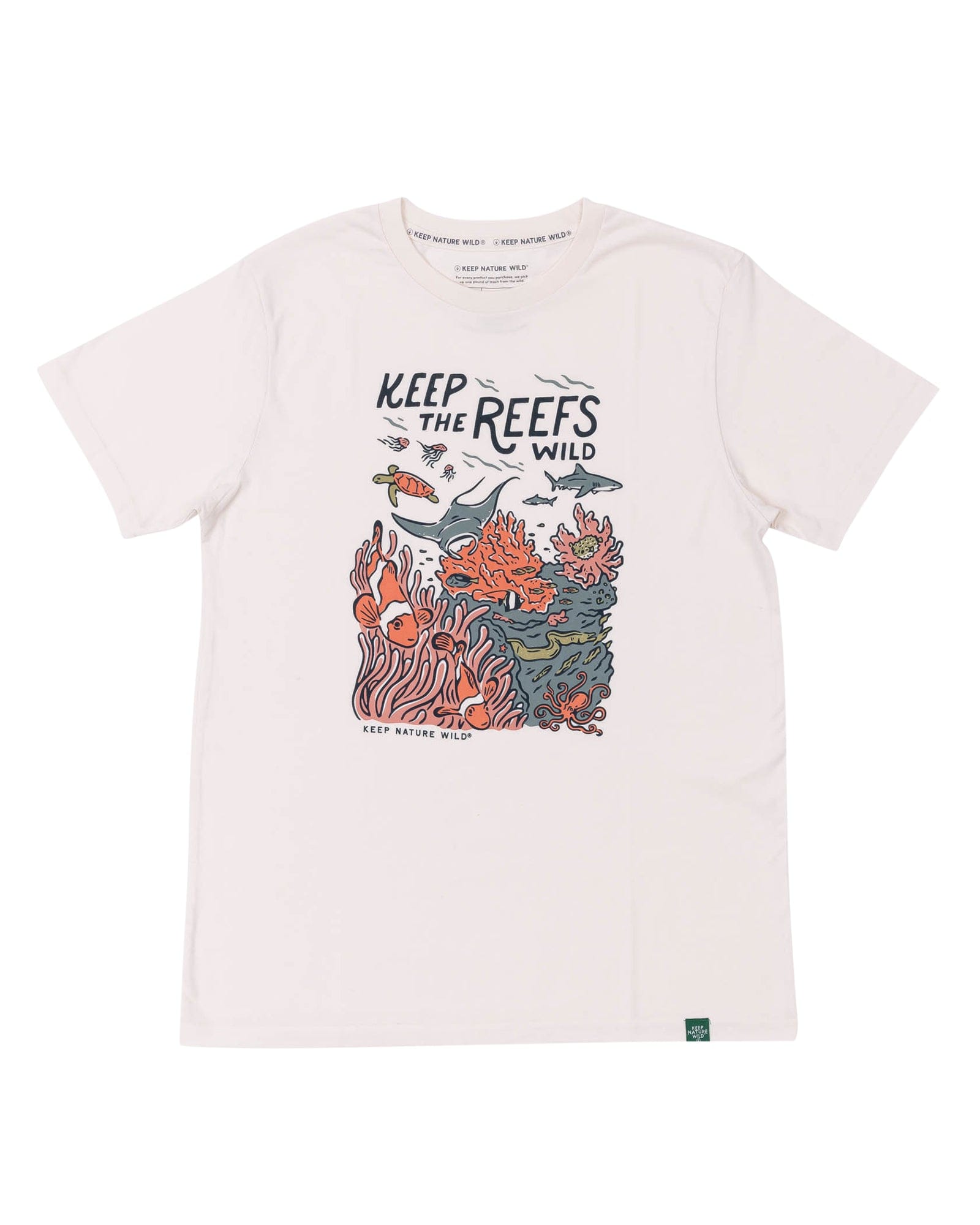 Keep Nature Wild Tee Wild Reefs Unisex Tee | Natural