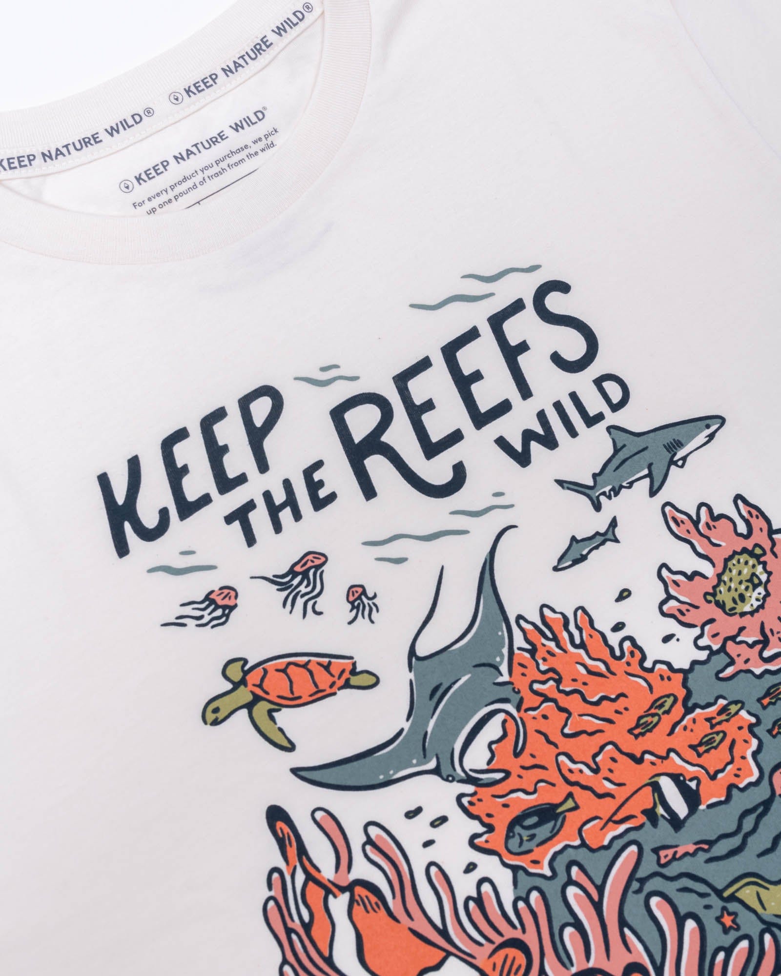 Keep Nature Wild Tee Wild Reefs Unisex Tee | Natural